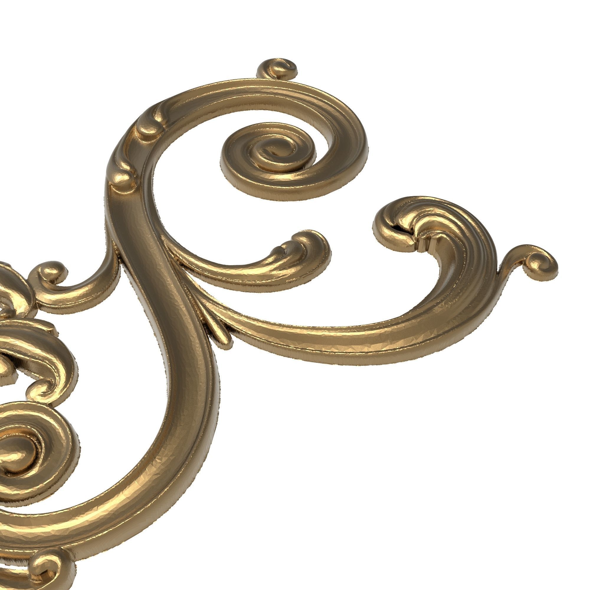 decorative pattern ready for 3D printing 3D model_3