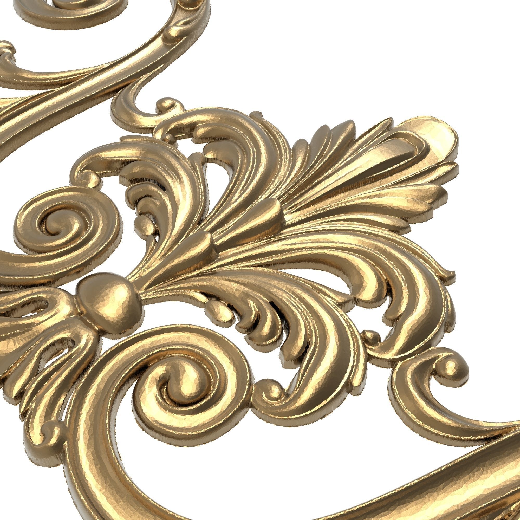 decorative pattern ready for 3D printing 3D model_4