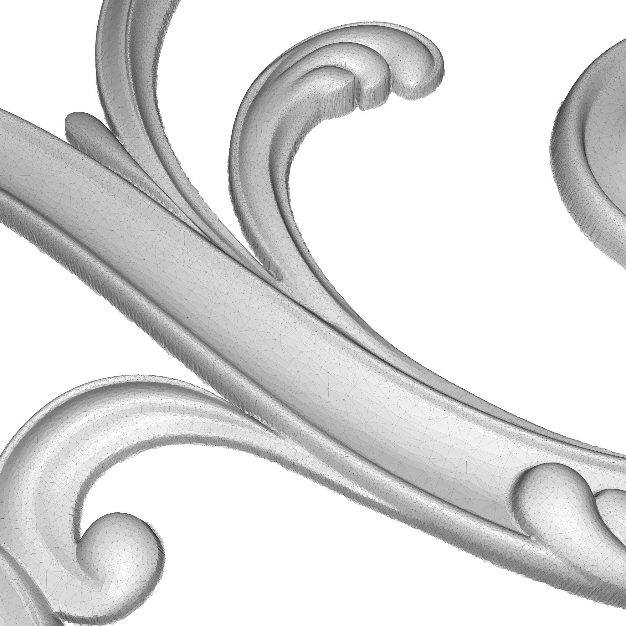 decorative pattern ready for 3D printing 3D model_8