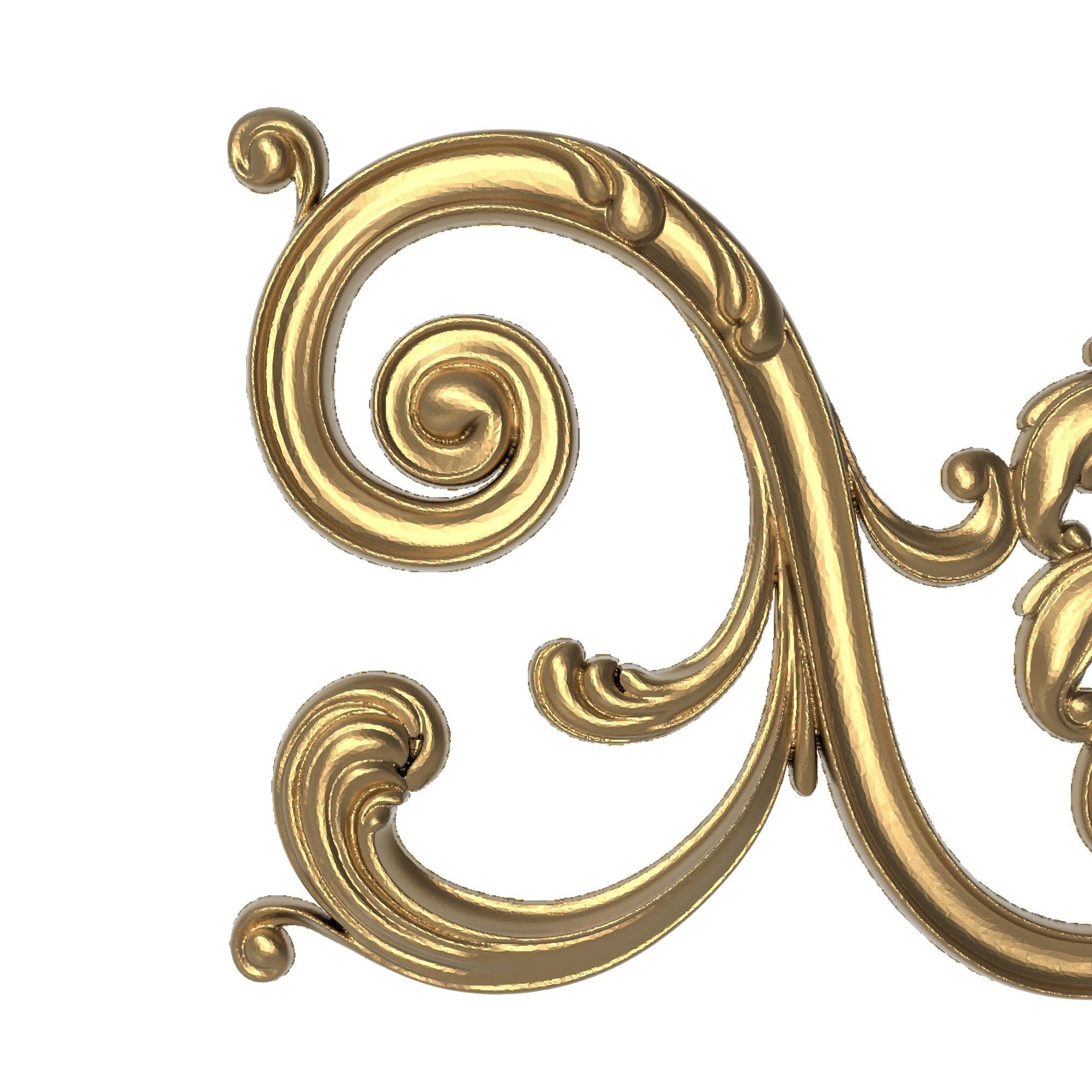 decorative pattern ready for 3D printing 3D model_1