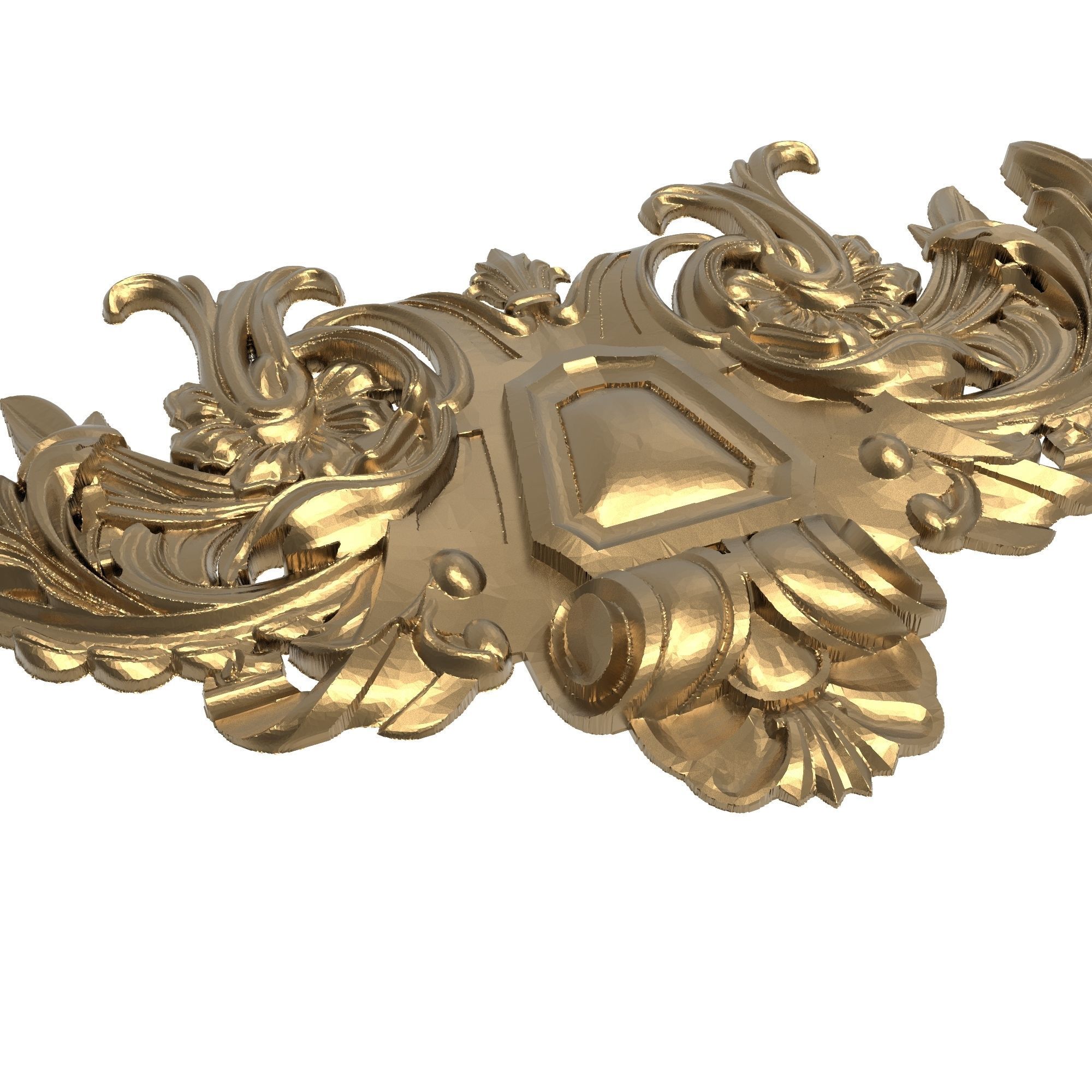 decorative pattern ready for 3D printing 3D model_5