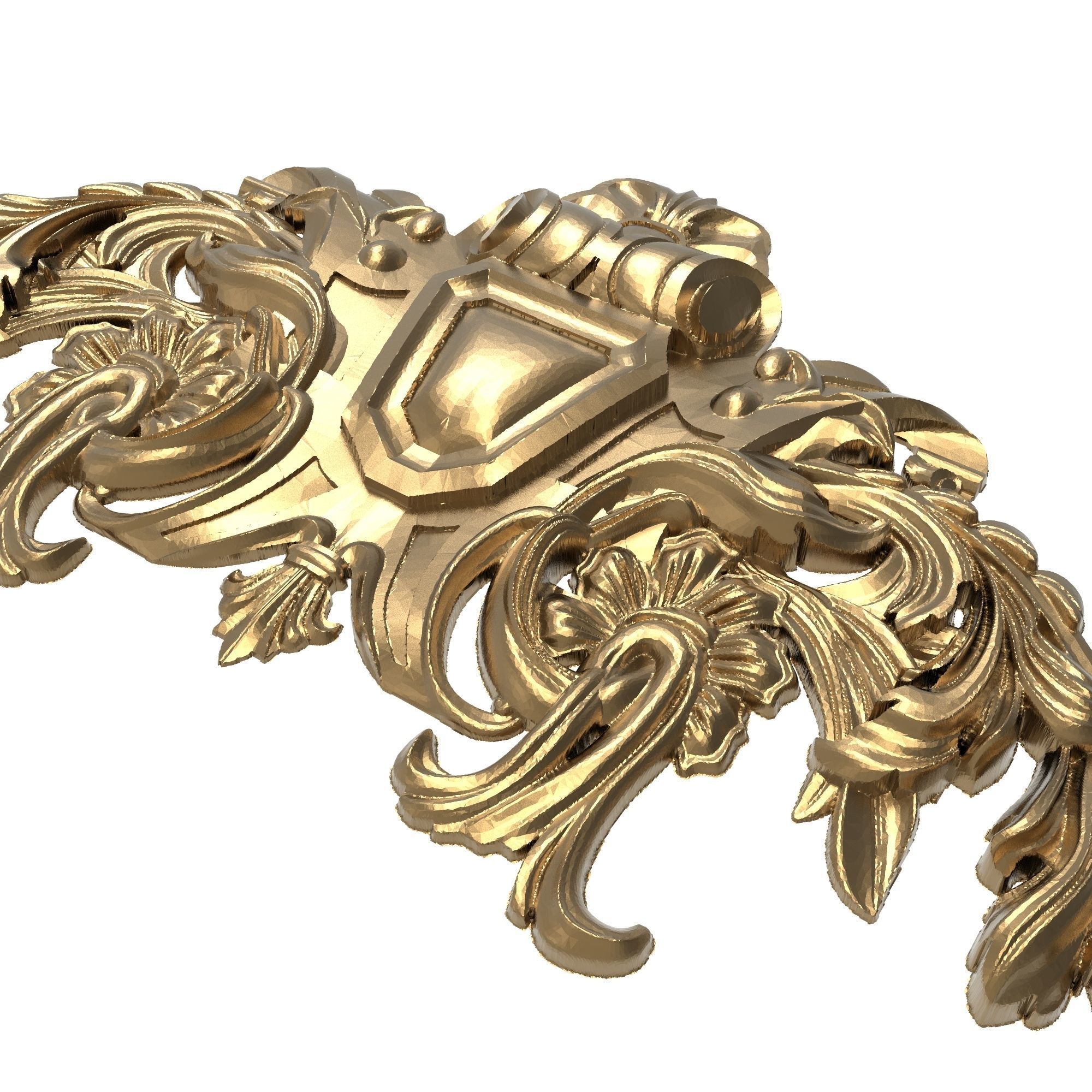 decorative pattern ready for 3D printing 3D model_4