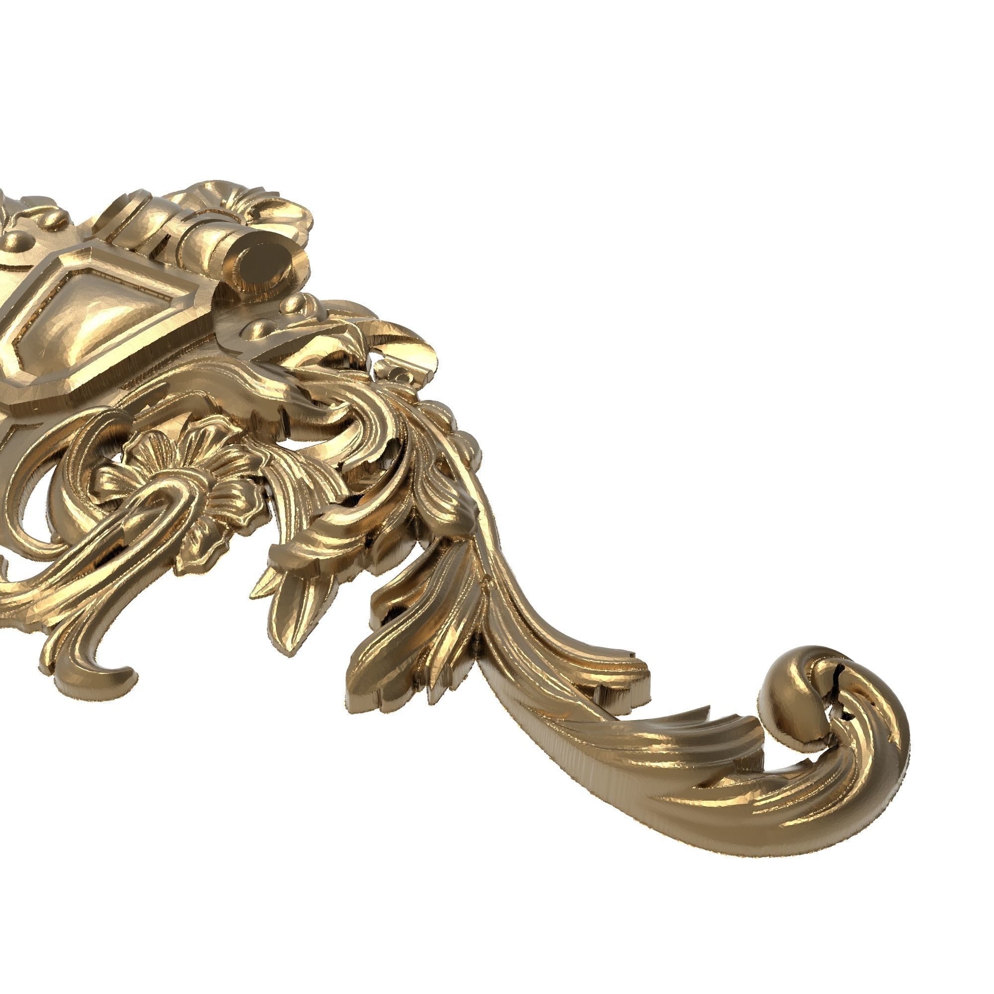 decorative pattern ready for 3D printing 3D model_3