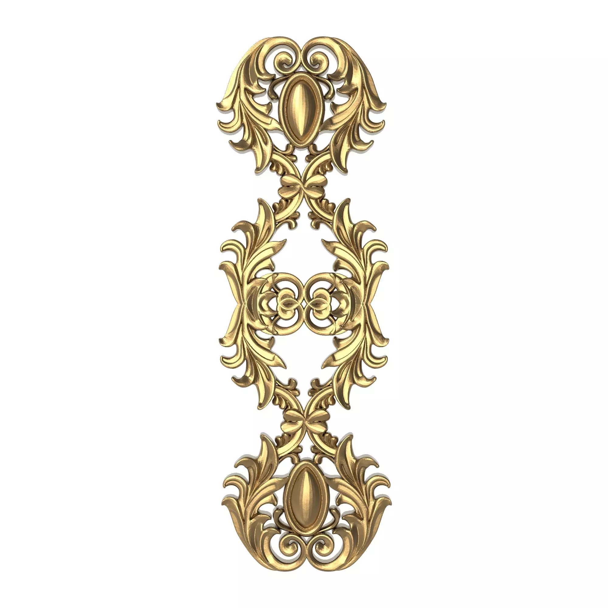 decorative pattern ready for 3D printing 3D model_0