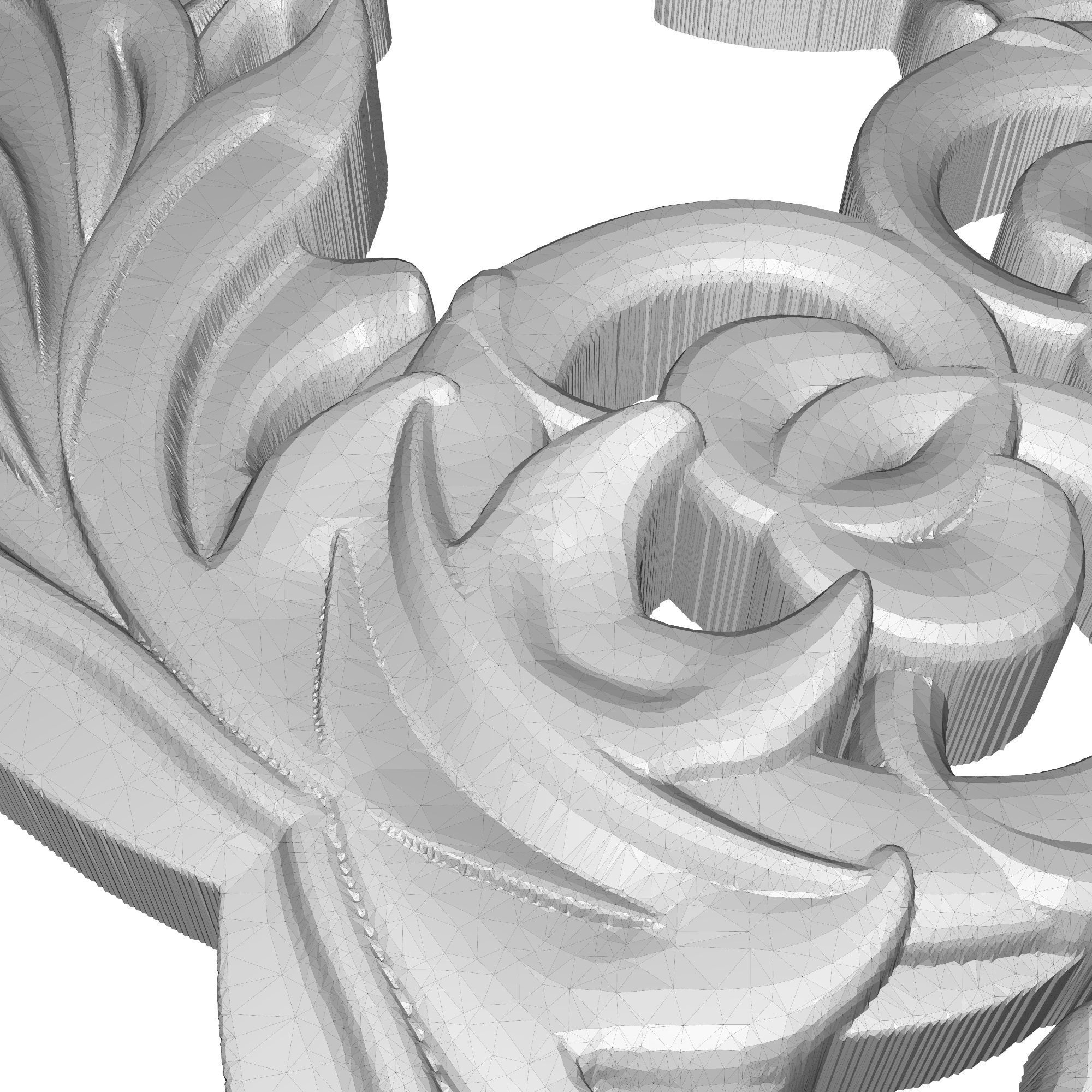 decorative pattern ready for 3D printing 3D model_6