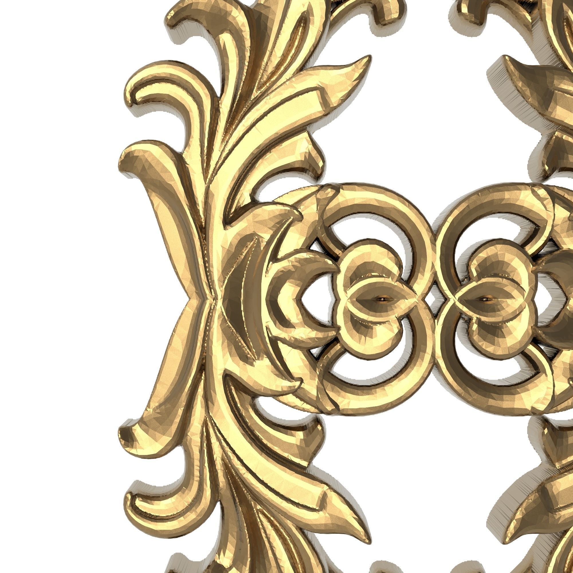 decorative pattern ready for 3D printing 3D model_2