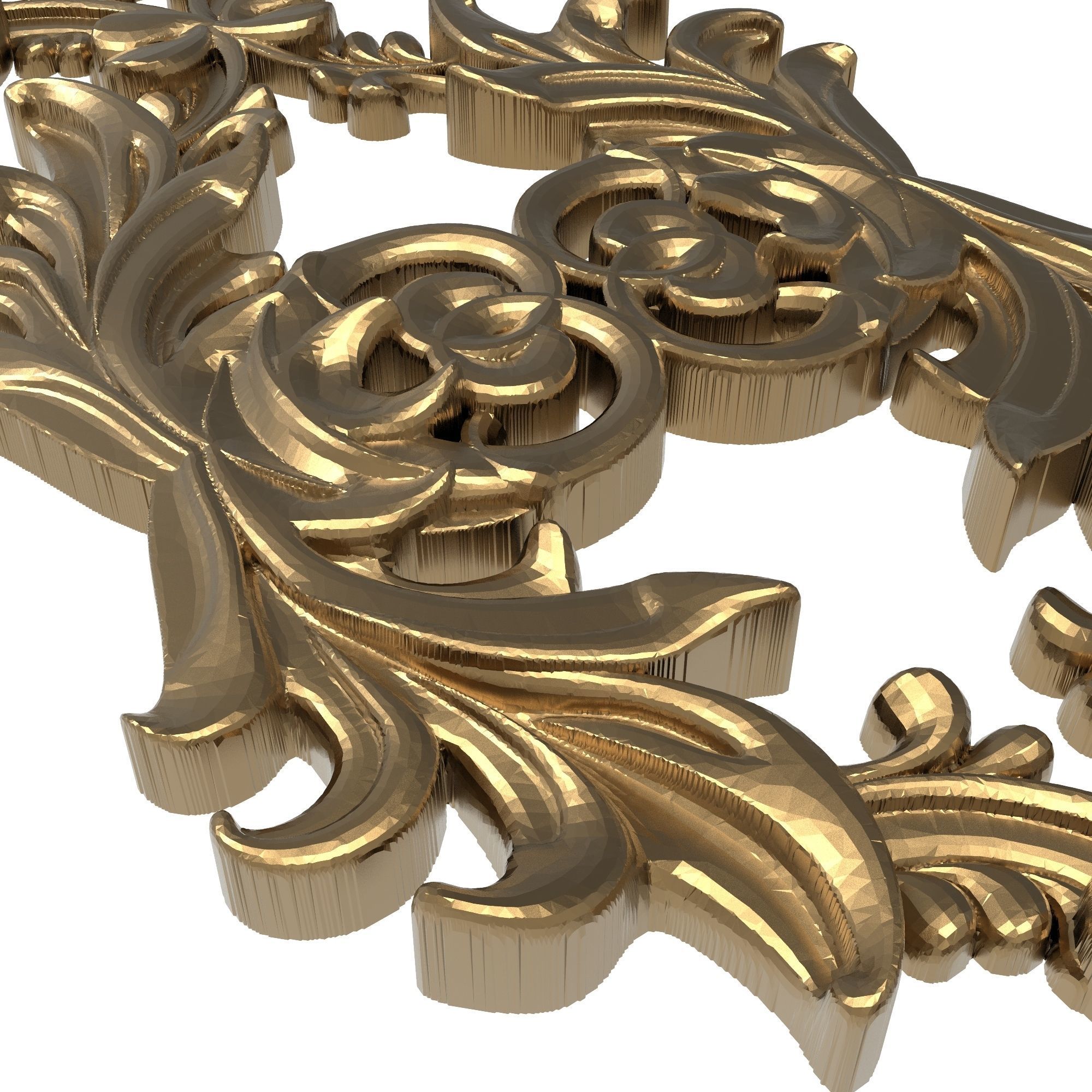decorative pattern ready for 3D printing 3D model_3