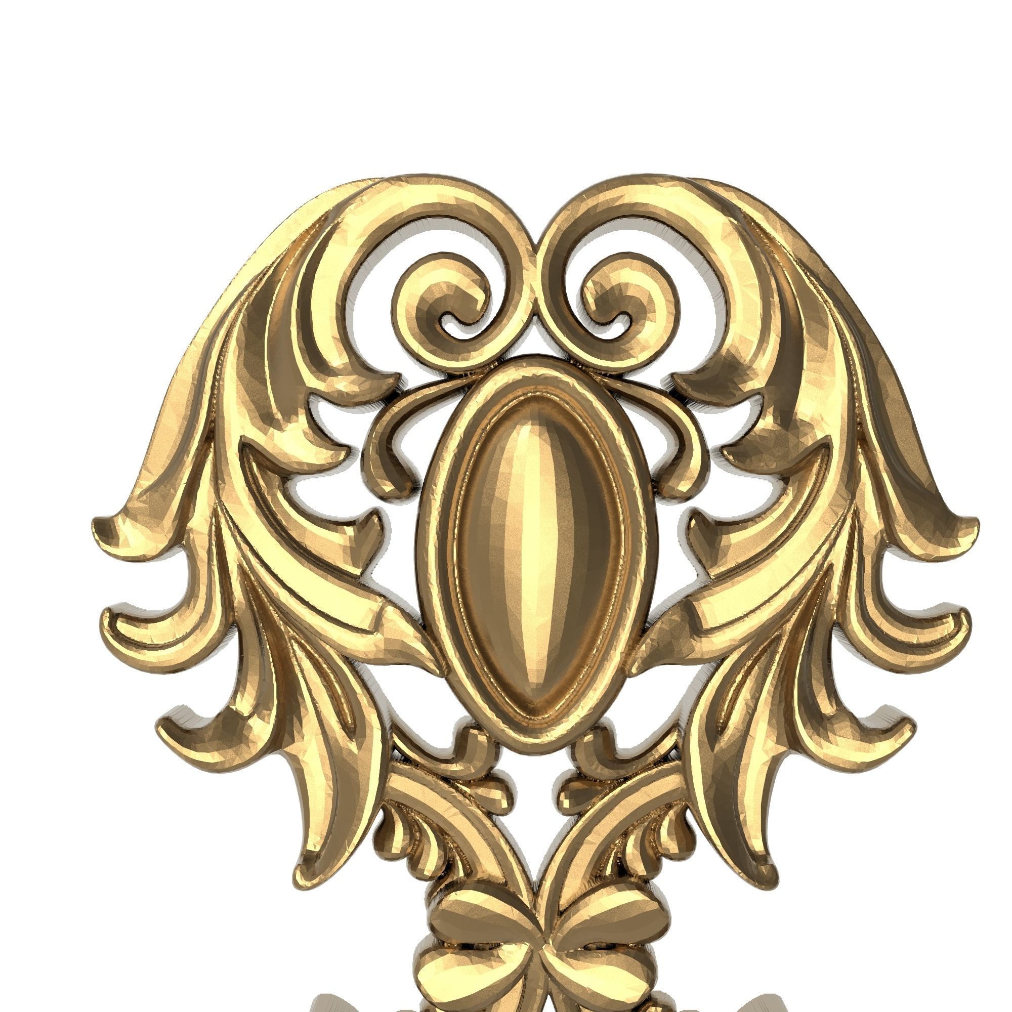 decorative pattern ready for 3D printing 3D model_1