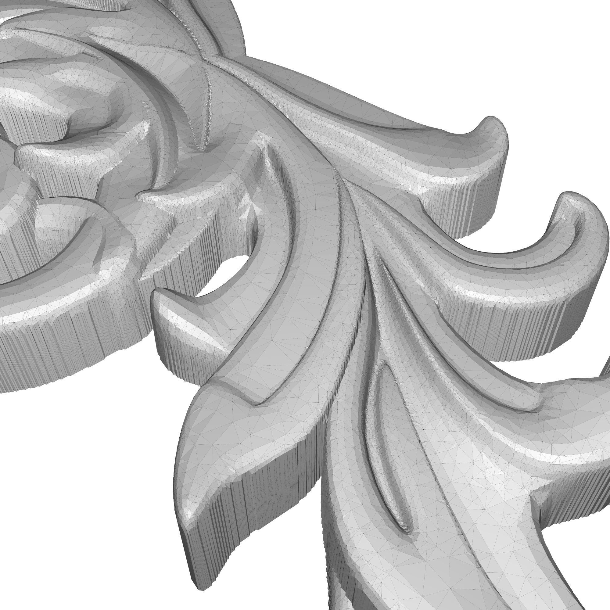 decorative pattern ready for 3D printing 3D model_7