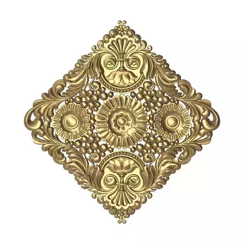  decorative pattern ready for 3D printing