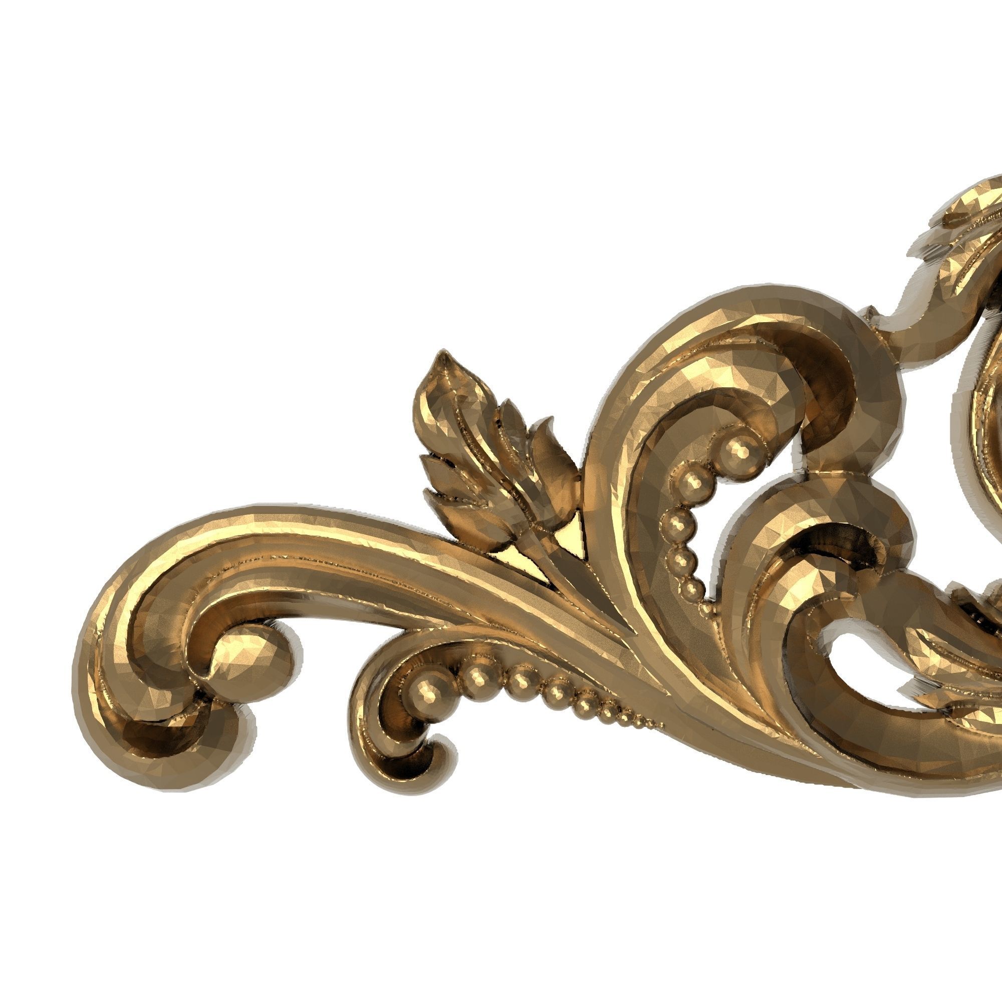 decorative pattern ready for 3D printing 3D model_2