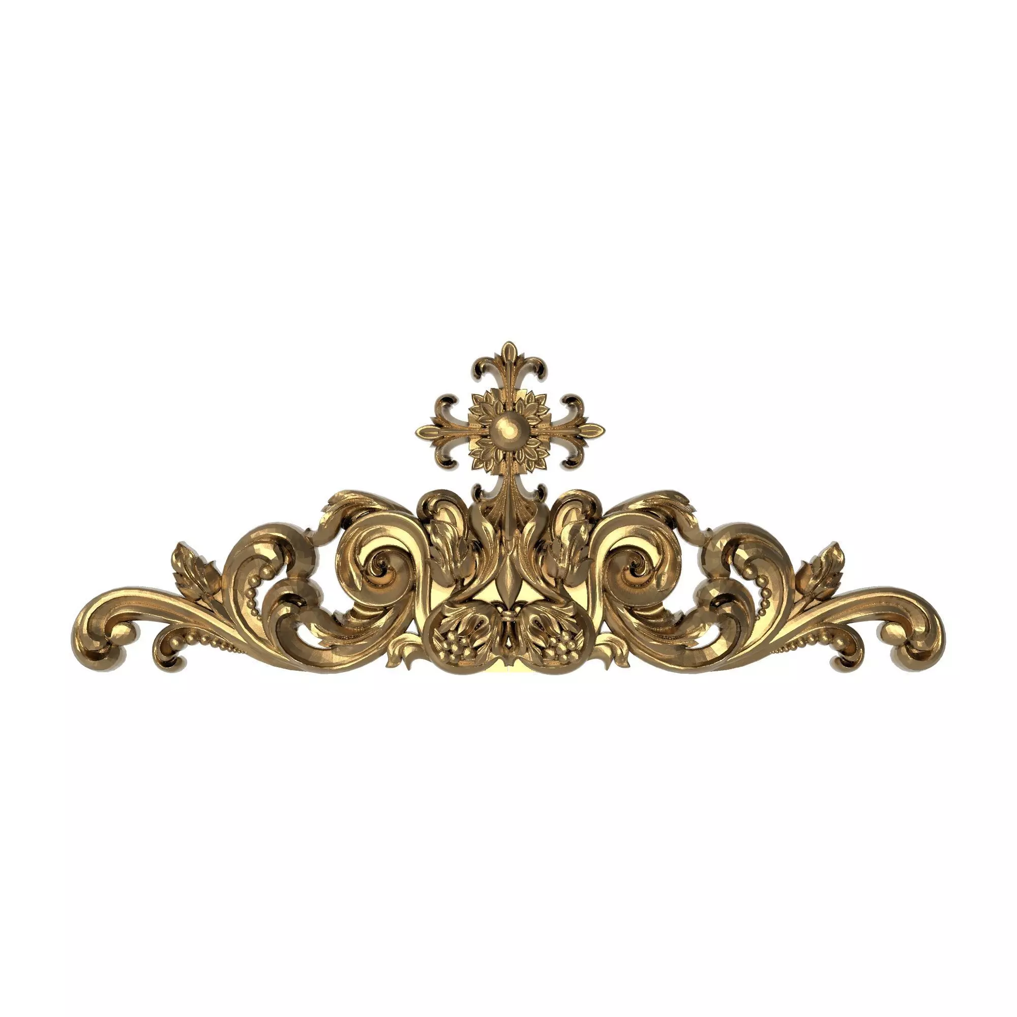 decorative pattern ready for 3D printing 3D model_0