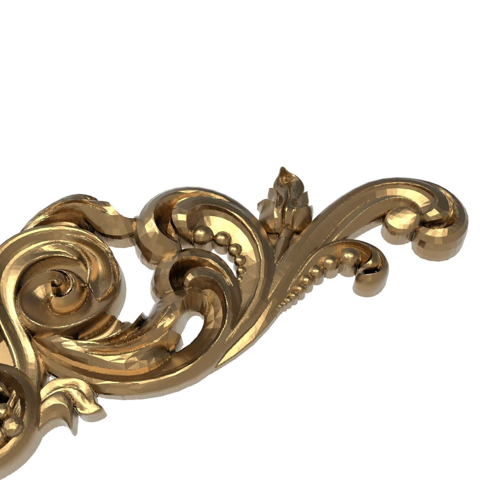 decorative pattern ready for 3D printing 3D model_4