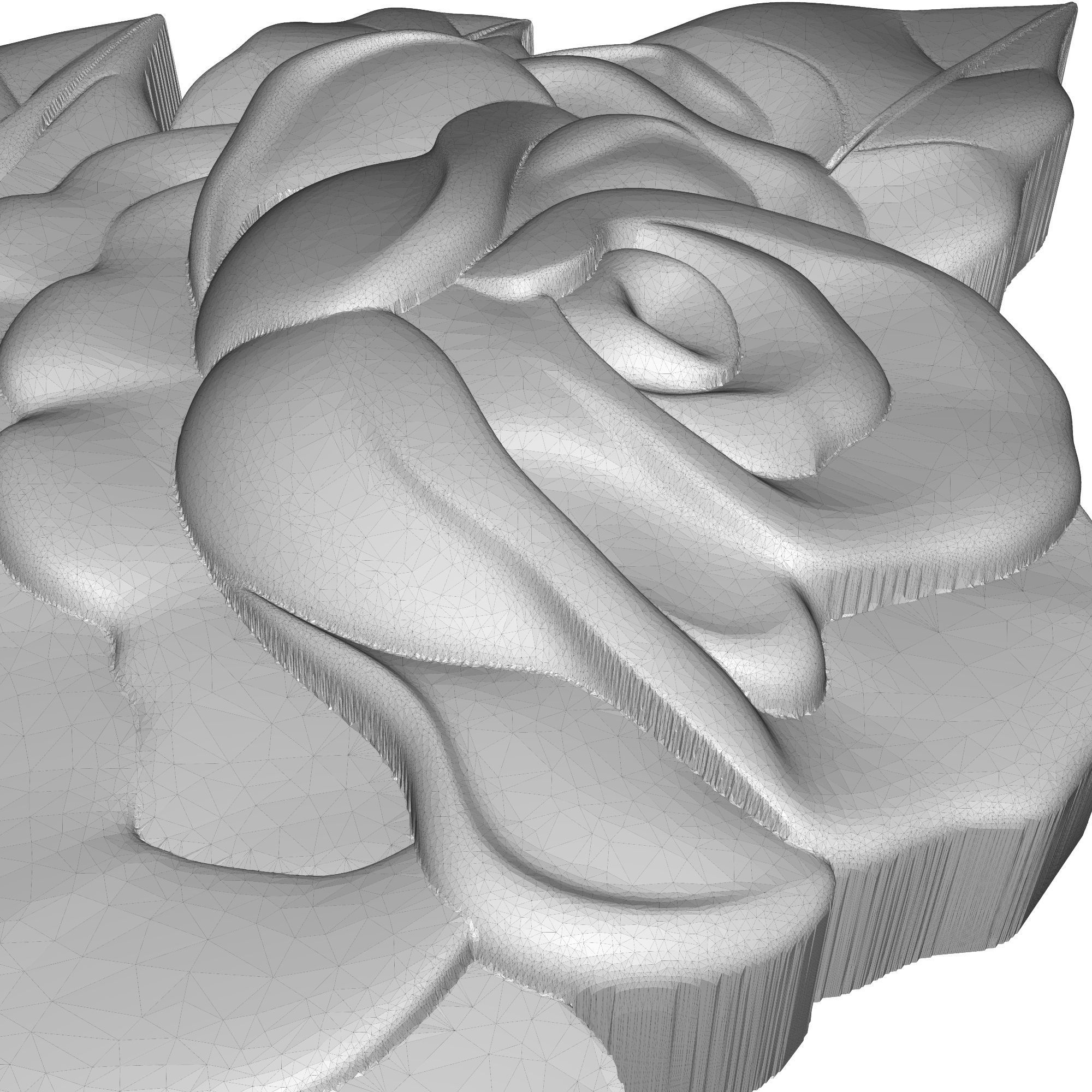 decorative pattern ready for 3D printing 3D model_8