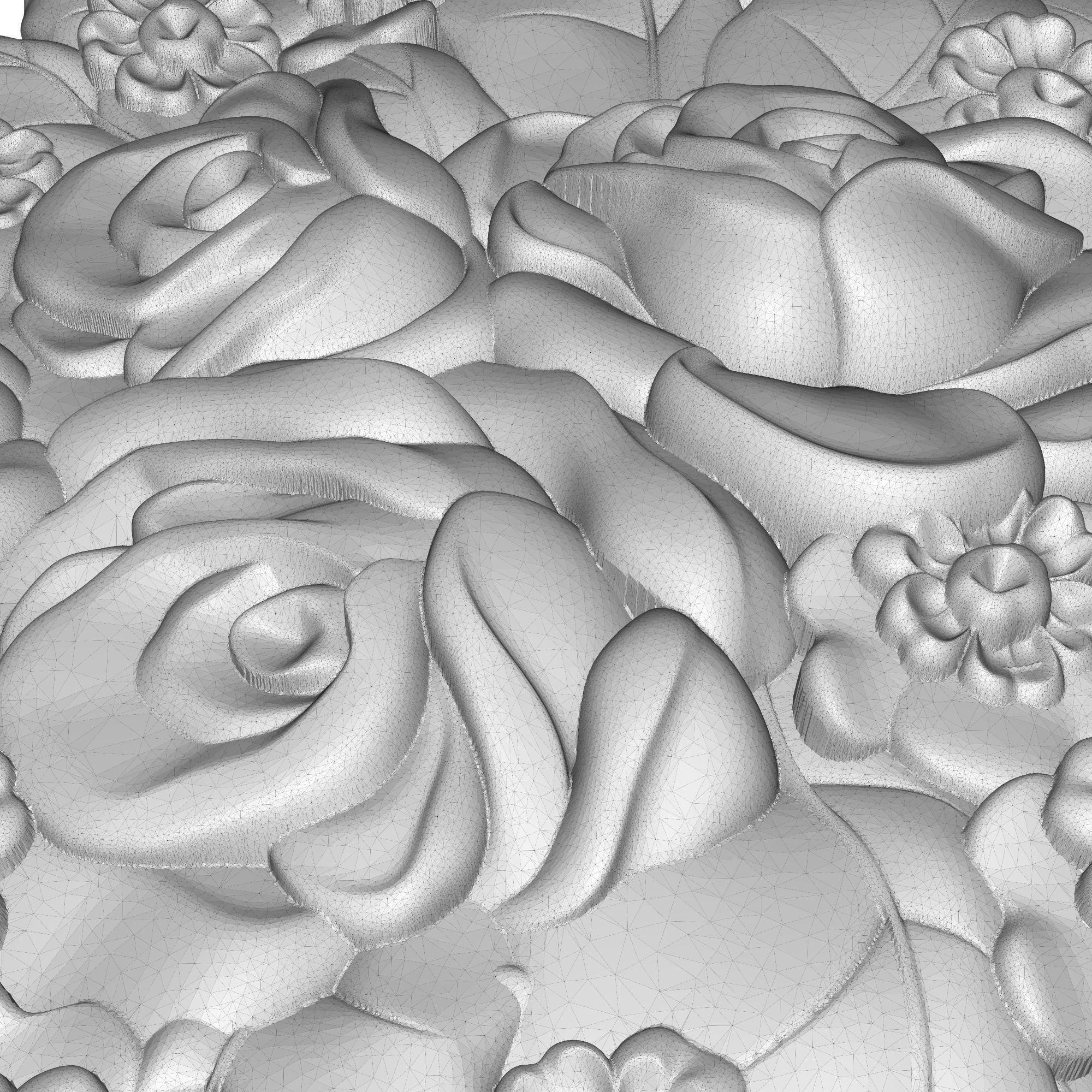 decorative pattern ready for 3D printing 3D model_7
