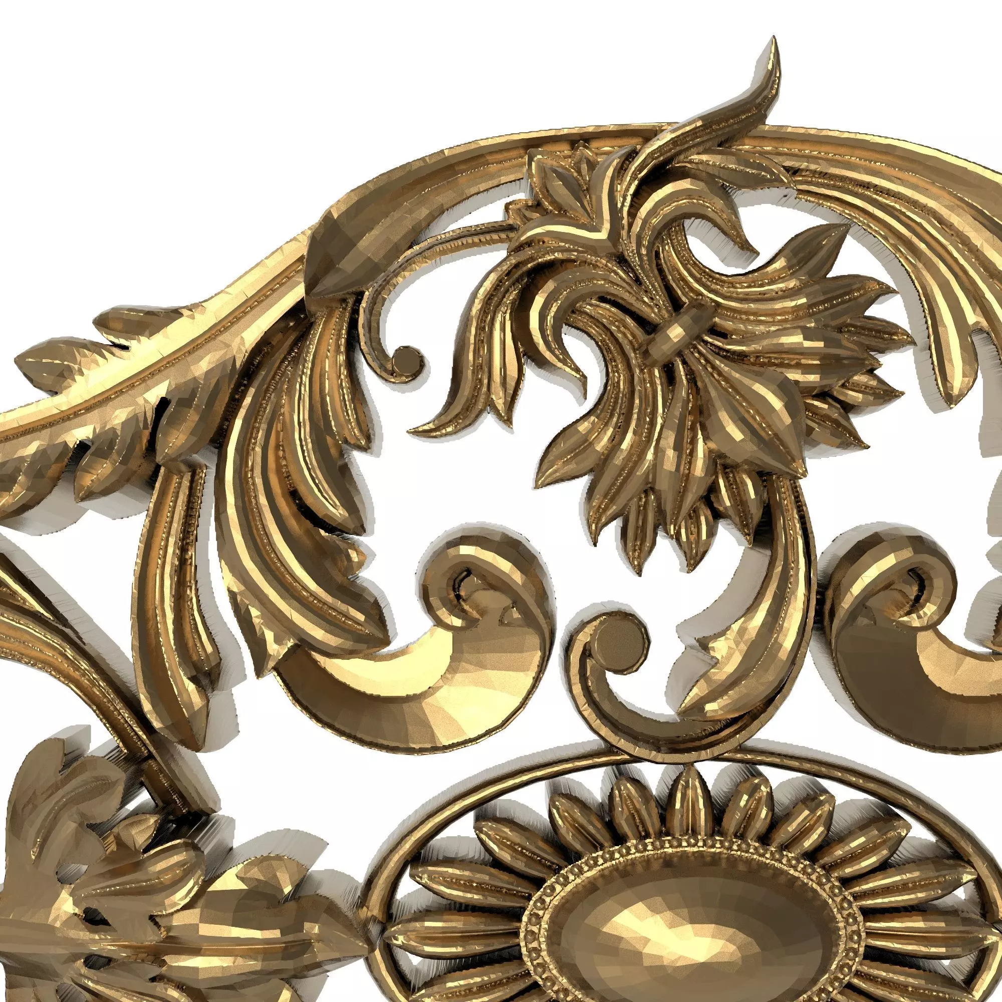 decorative pattern ready for 3D printing 3D model_0