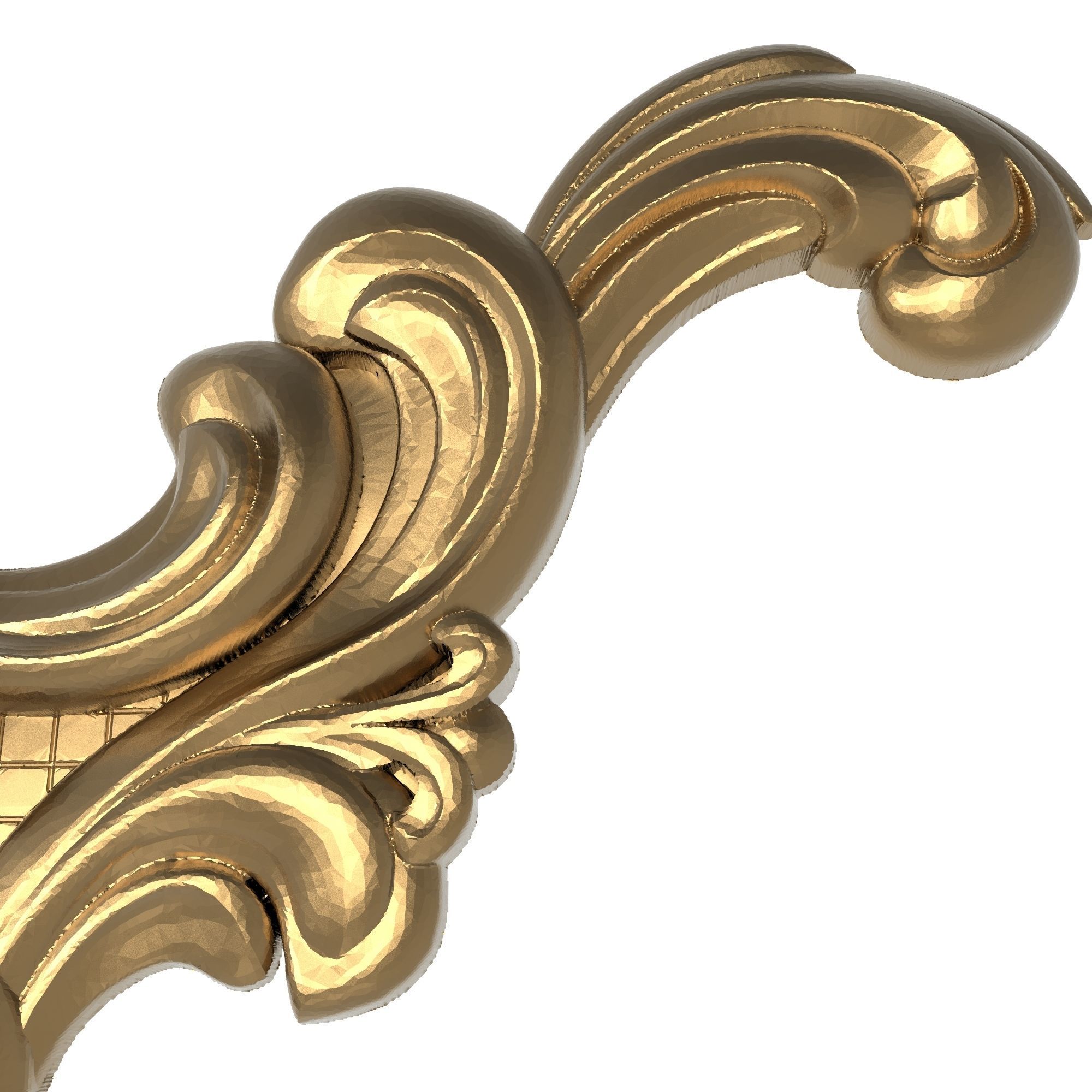 decorative pattern ready for 3D printing 3D model_4