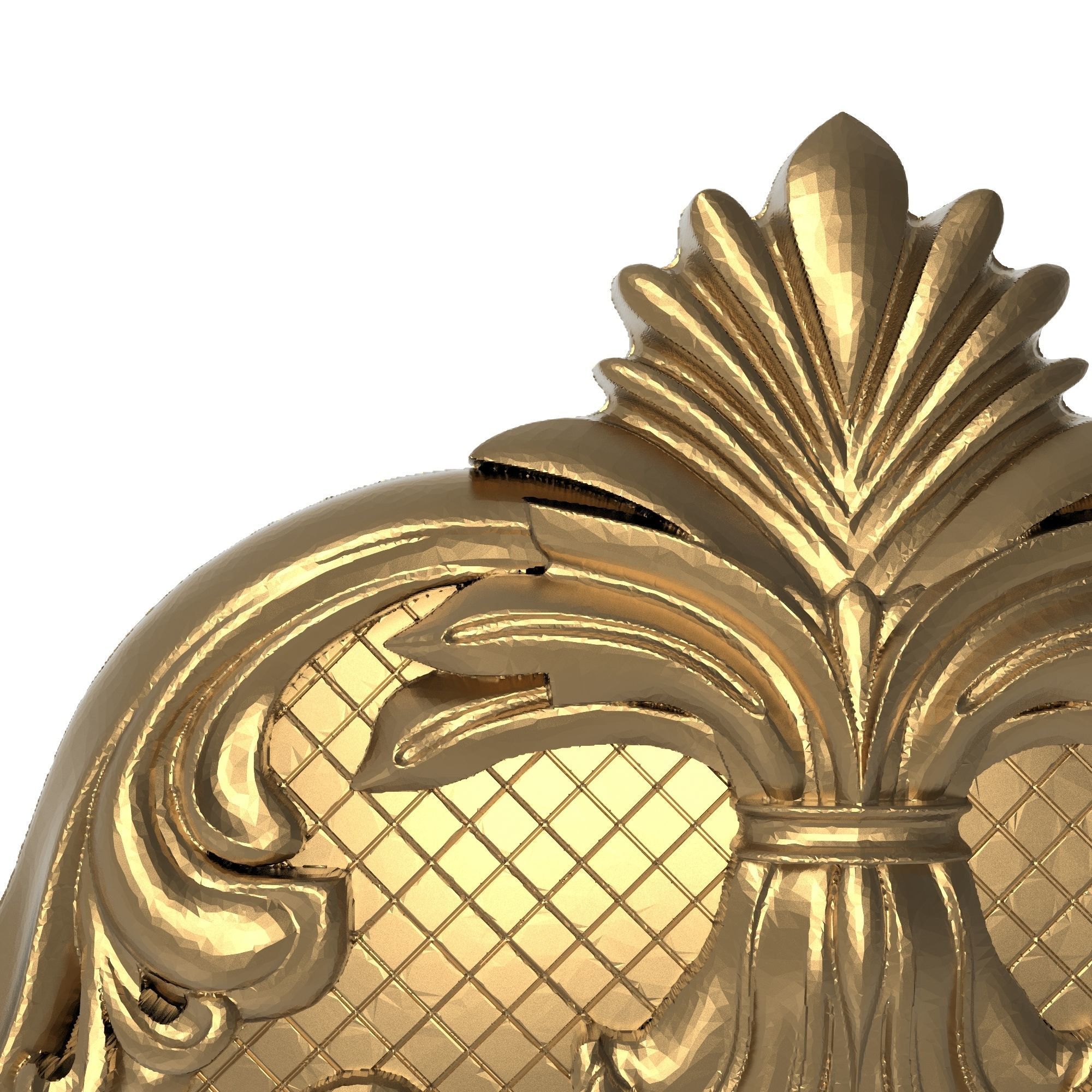 decorative pattern ready for 3D printing 3D model_1