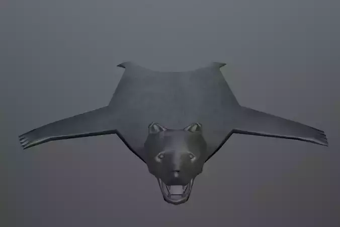 Bear Carpet Low-poly 3D model