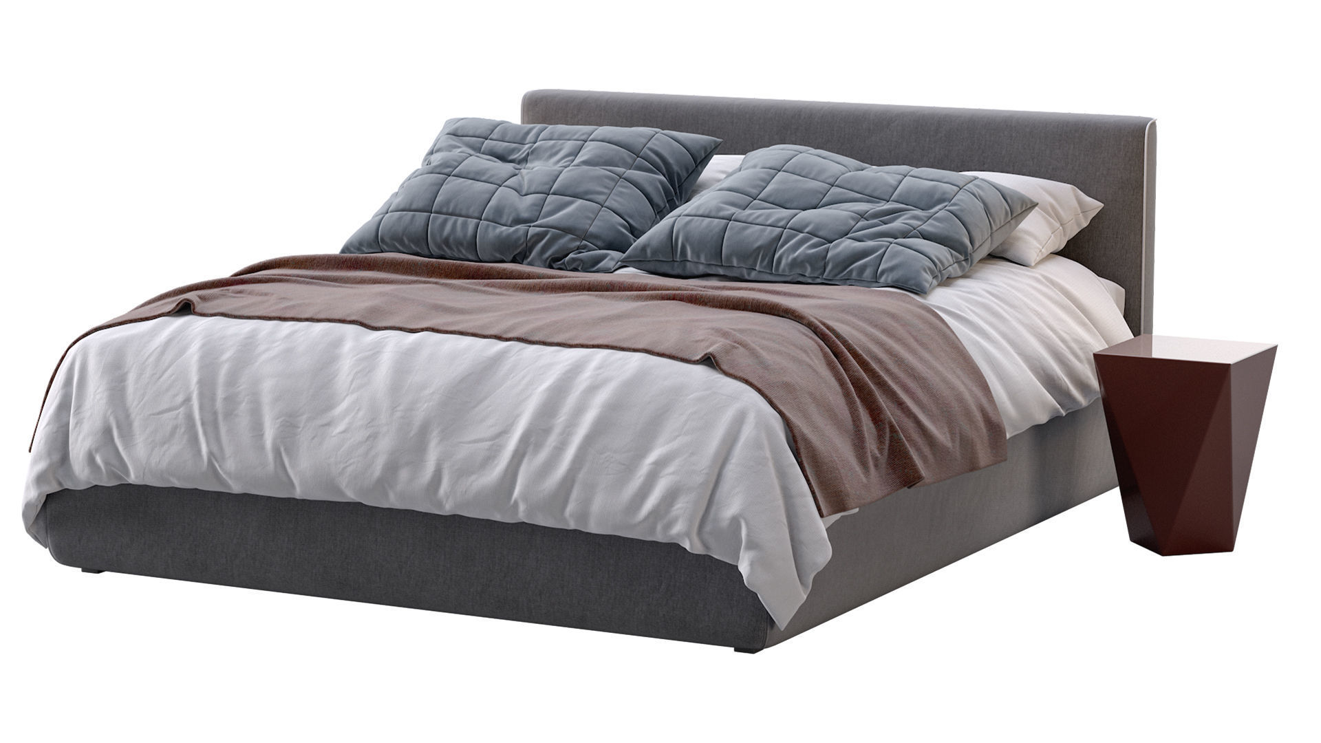 Bed TANGRAM By Vibieffe 3D model_10