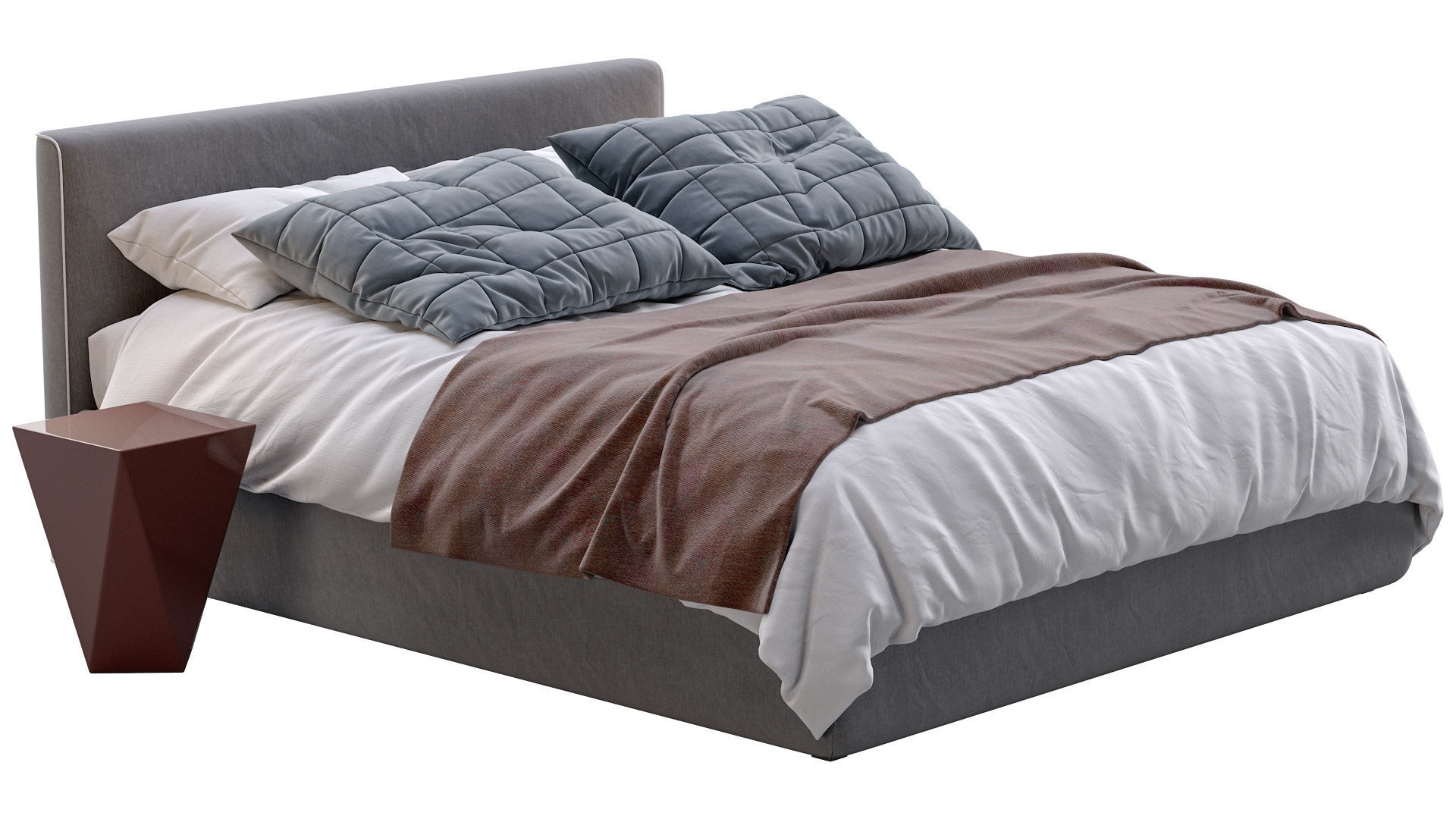 Bed TANGRAM By Vibieffe 3D model_18