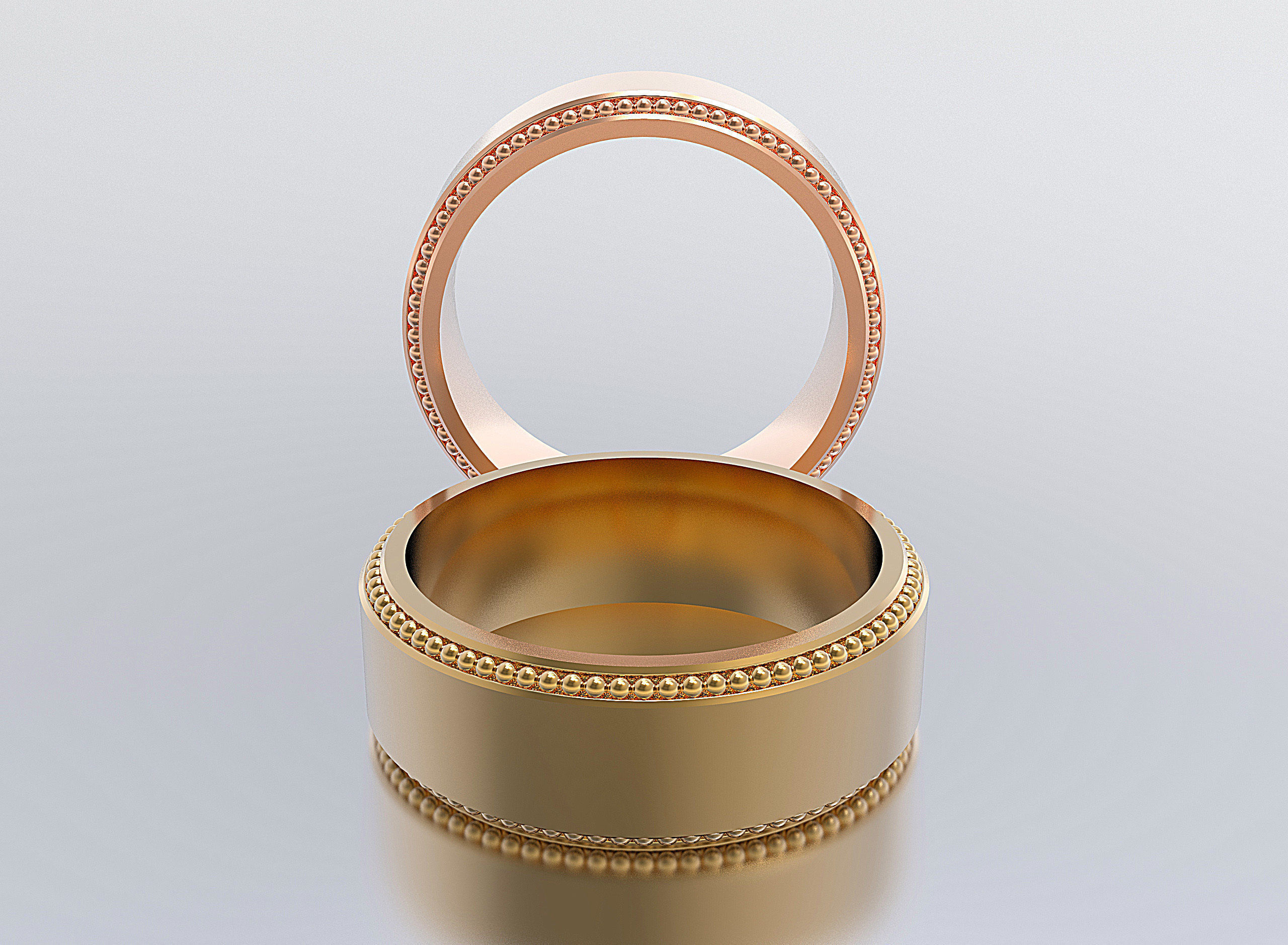 men ring 3D print model_1