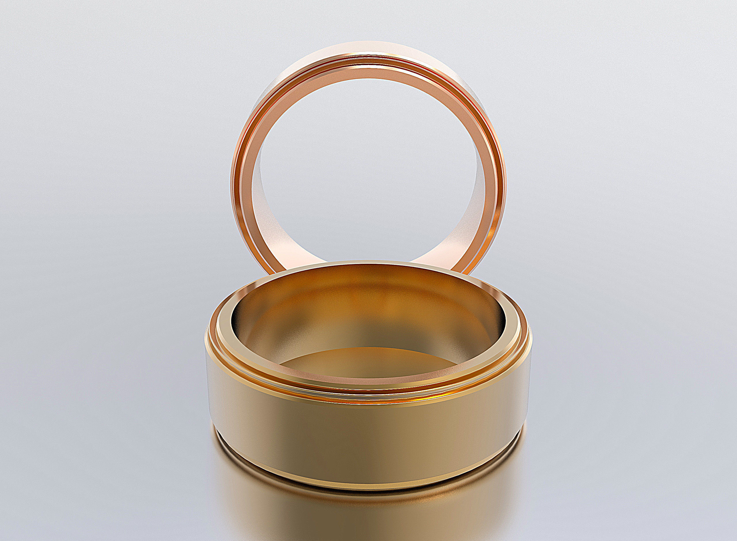 men ring 3D print model_1