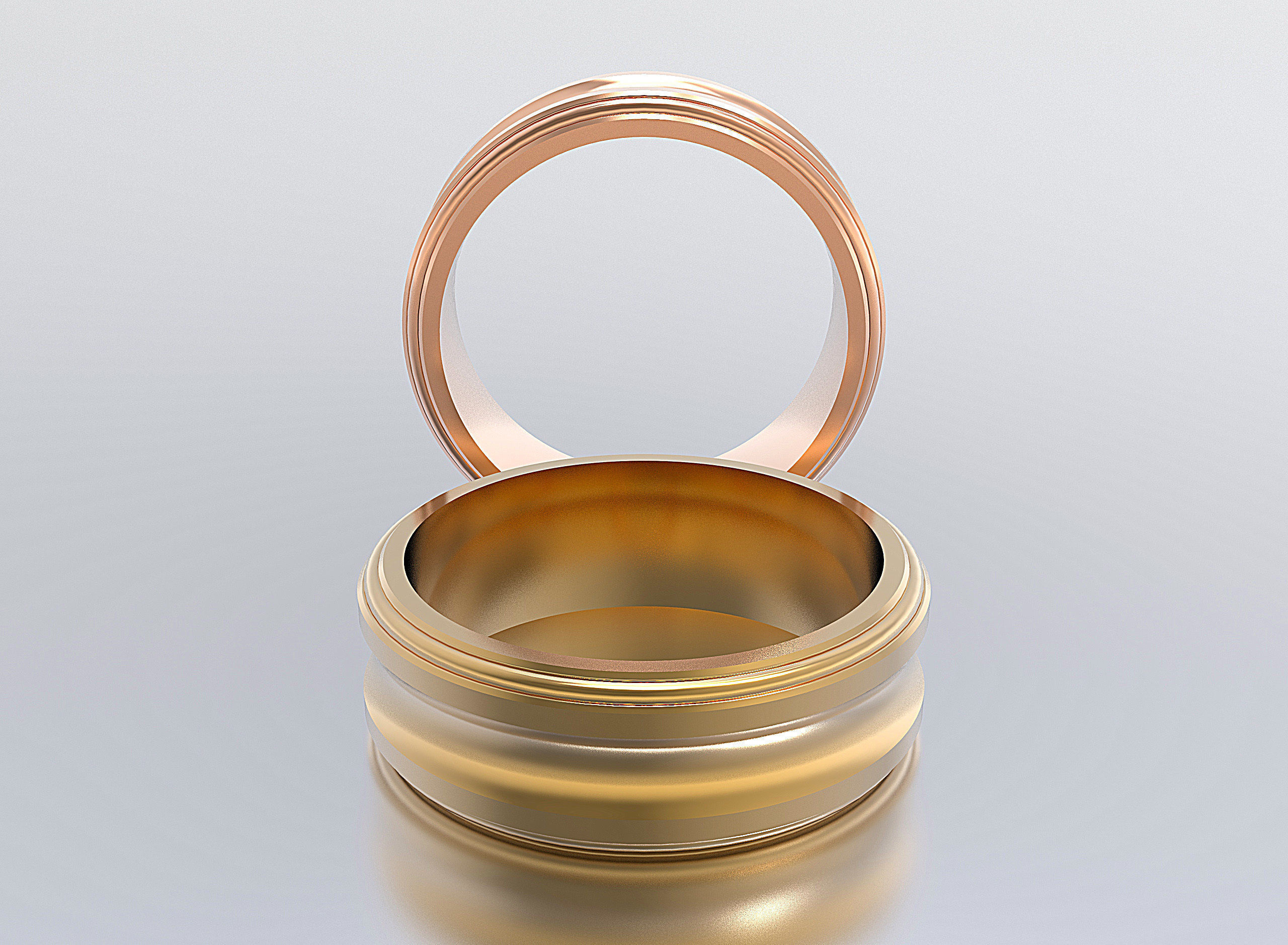 men ring 3D print model_1