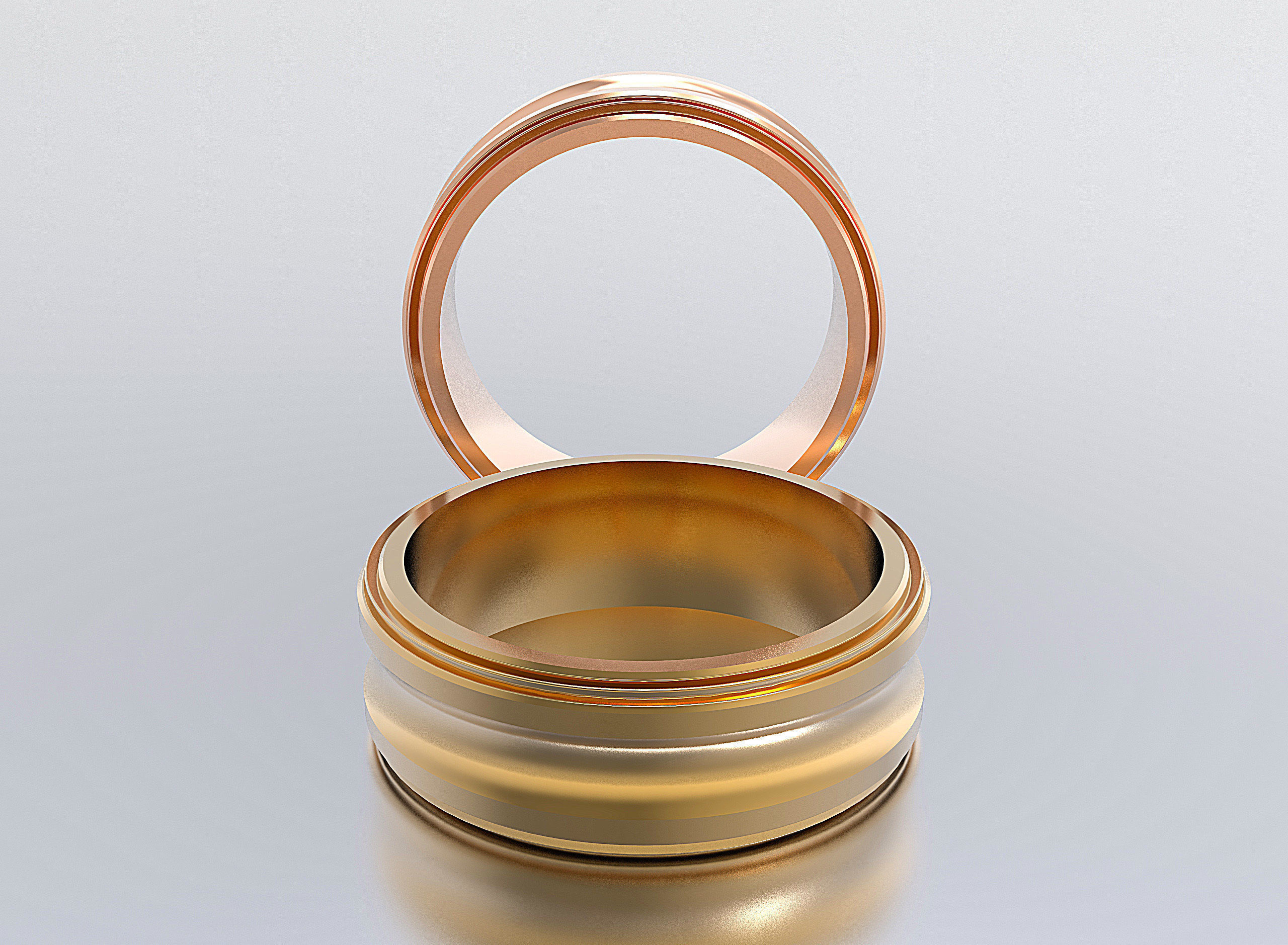 men ring 3D print model_1