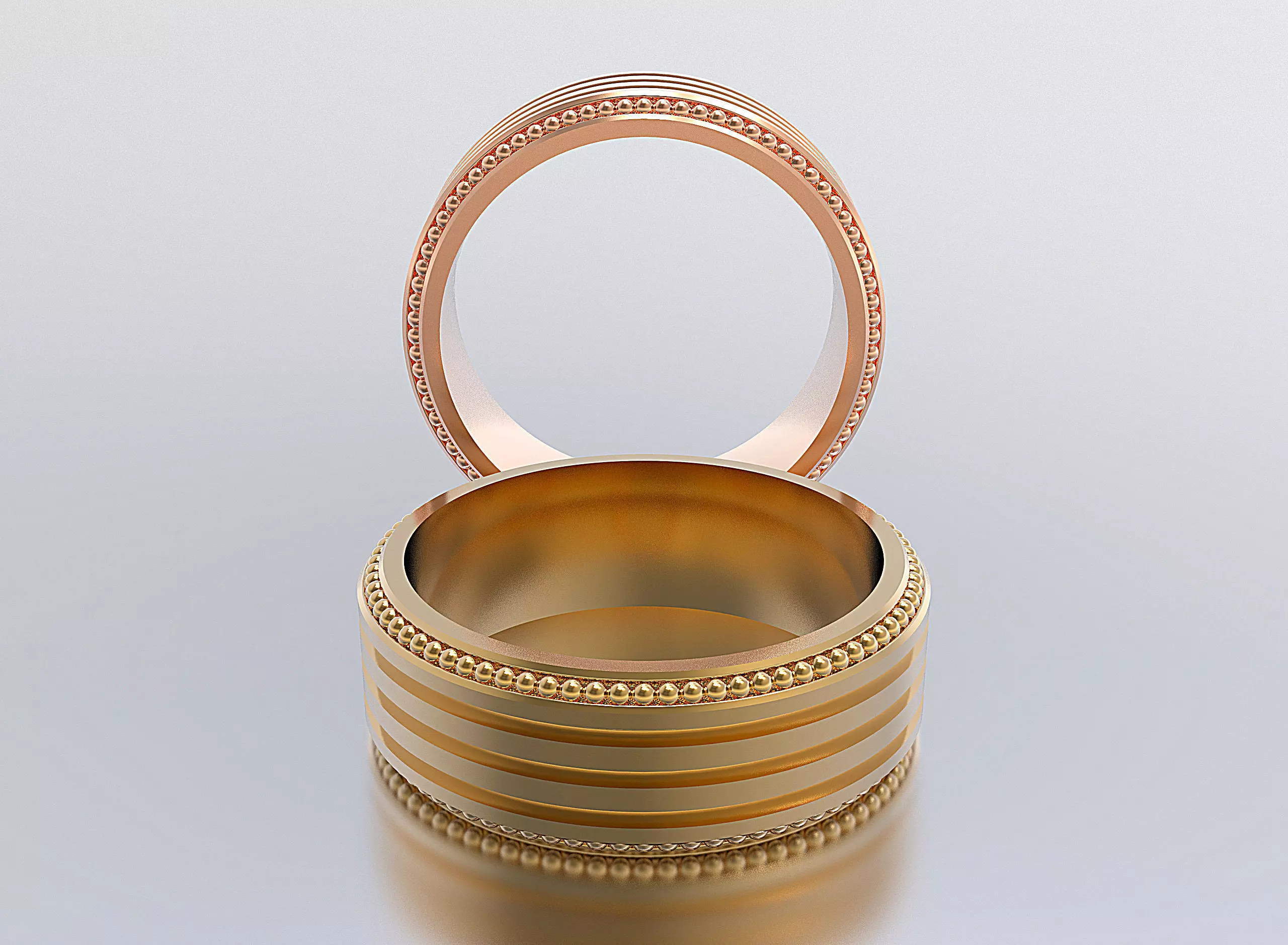 men ring 3D print model_0