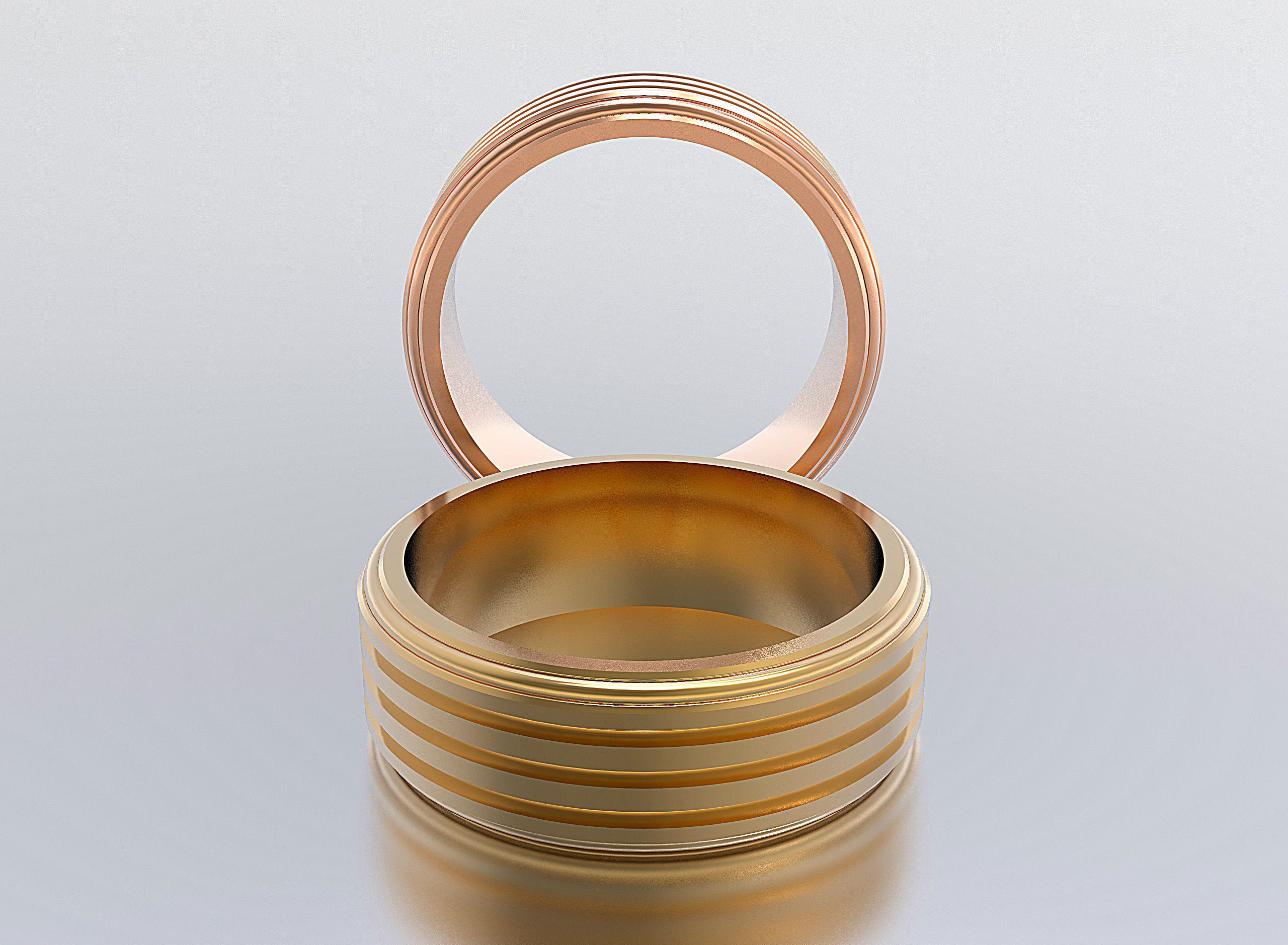 men ring 3D print model_1