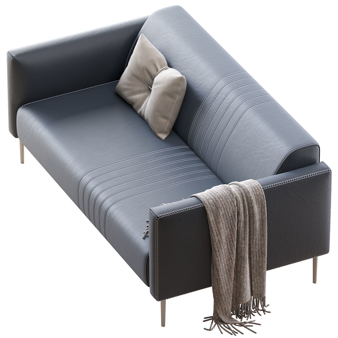 Sofa Tuxedo D2 3D model_2