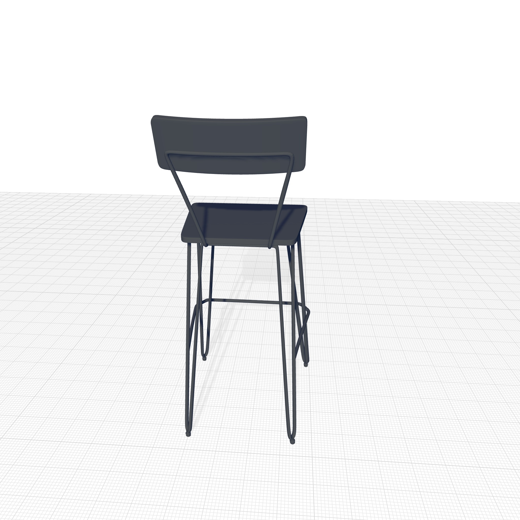 Bar Stool 3D model_7