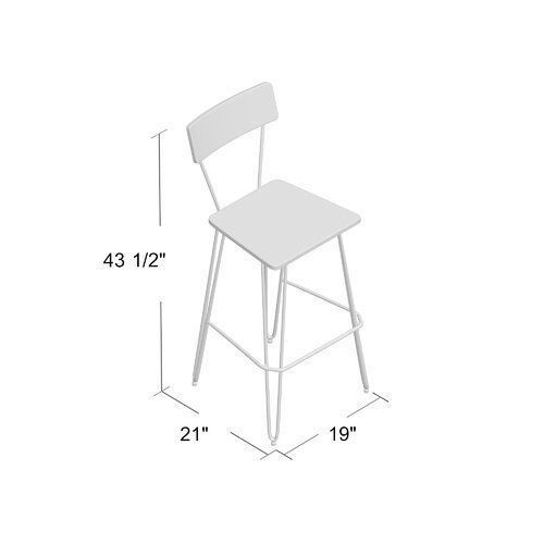 Bar Stool 3D model_2