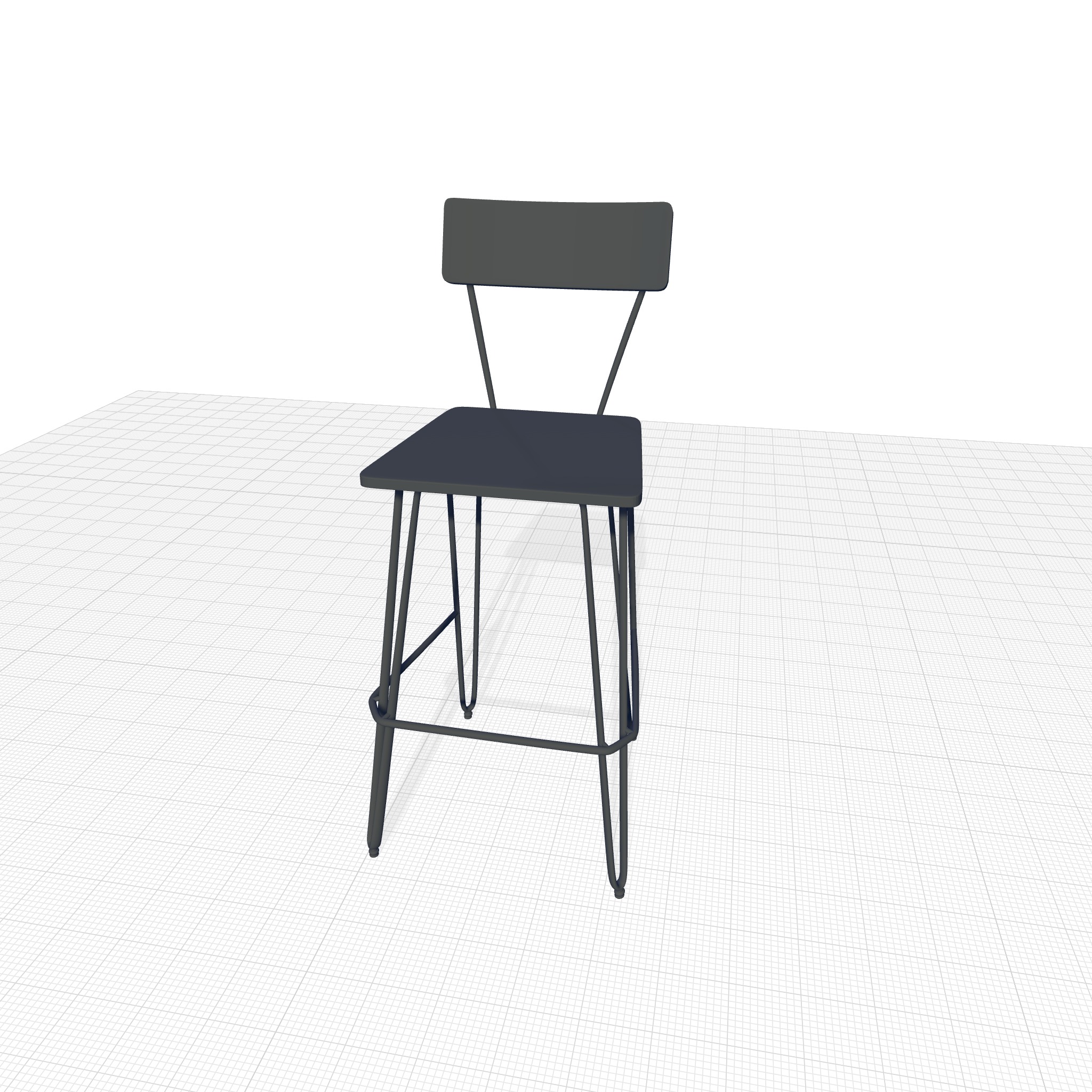 Bar Stool 3D model_6