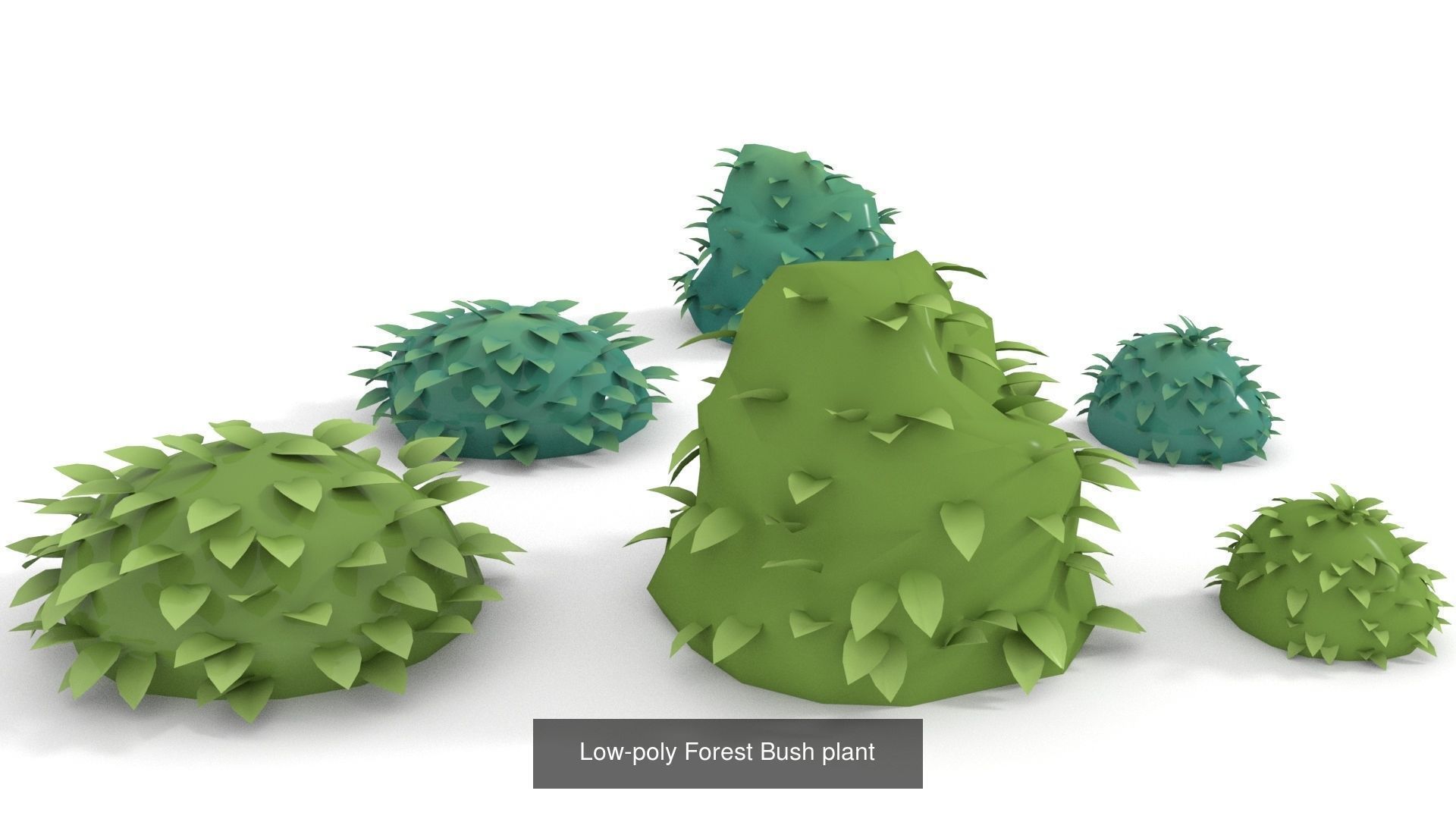 Low-poly Stylized vegetation collection _6