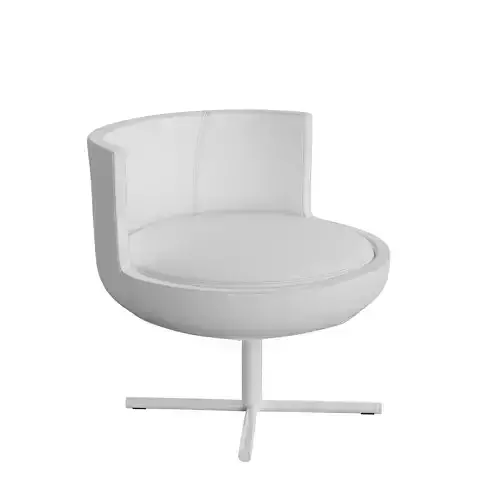 Black Blagdon Round Lounge Chair