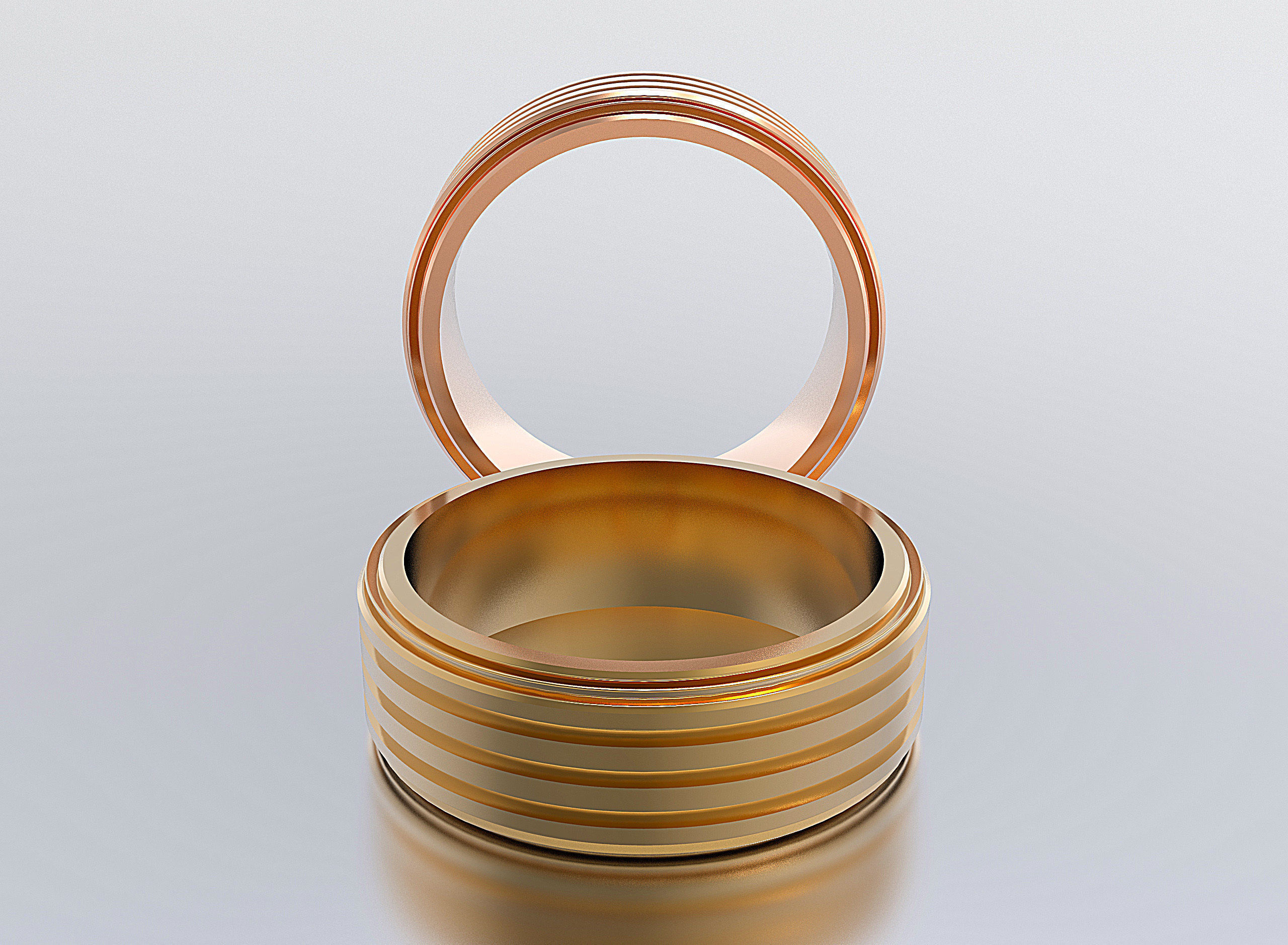 men ring 3D print model_1