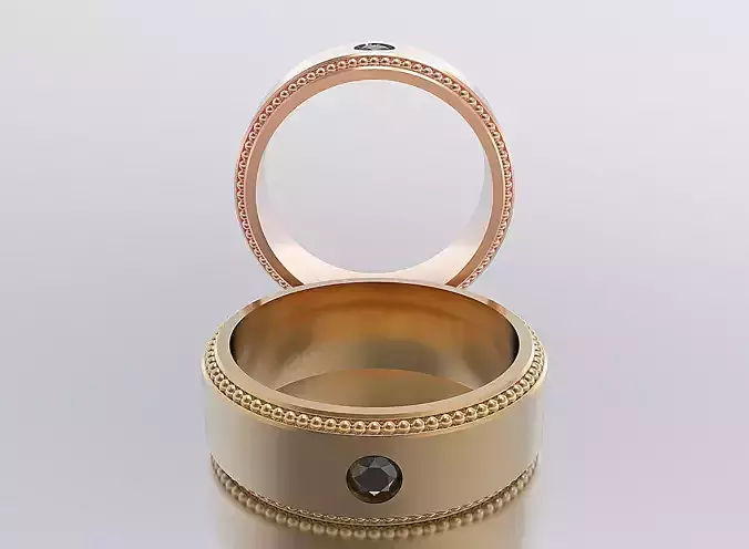 men ring 3D print model