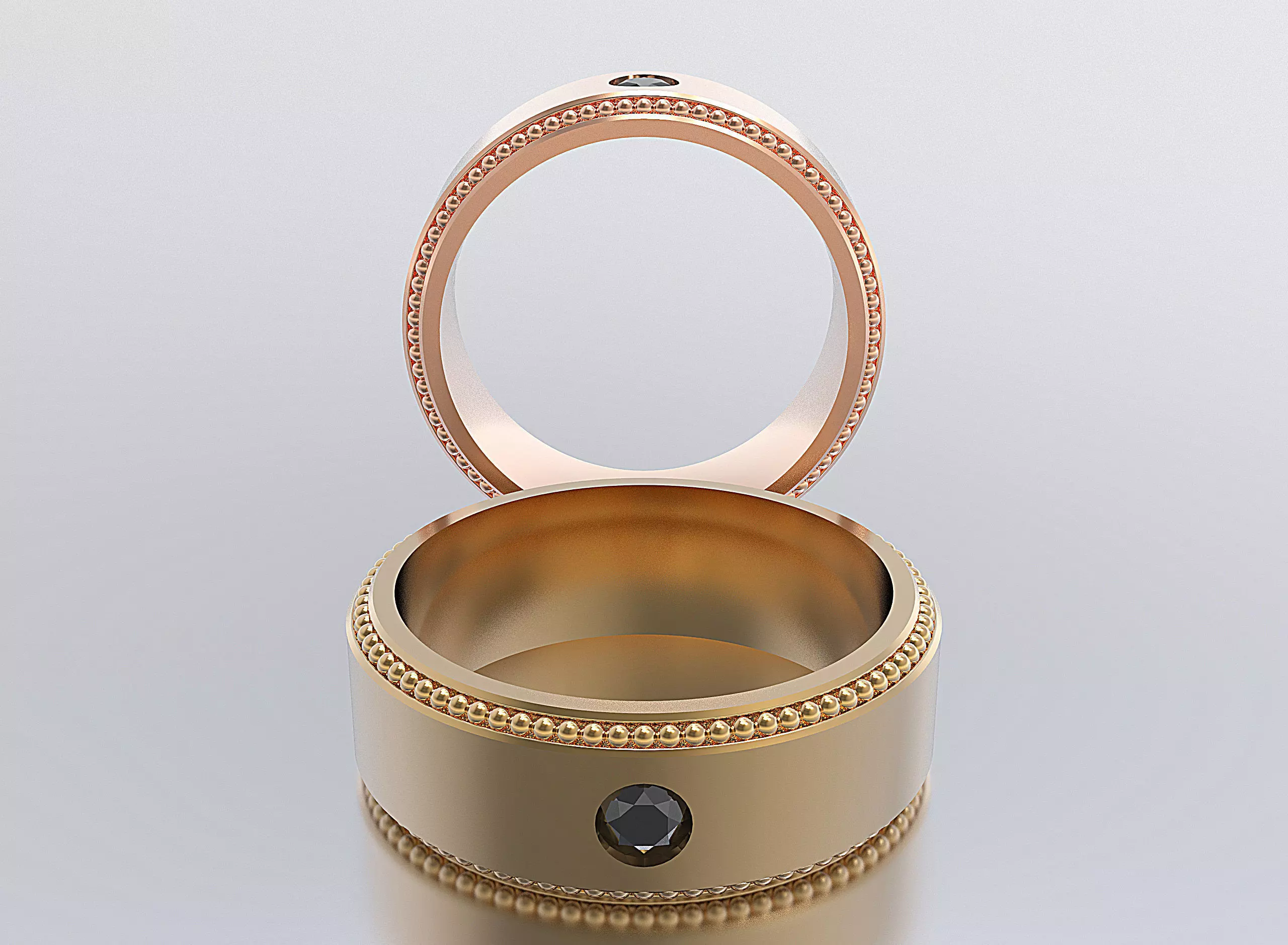 men ring 3D print model_0