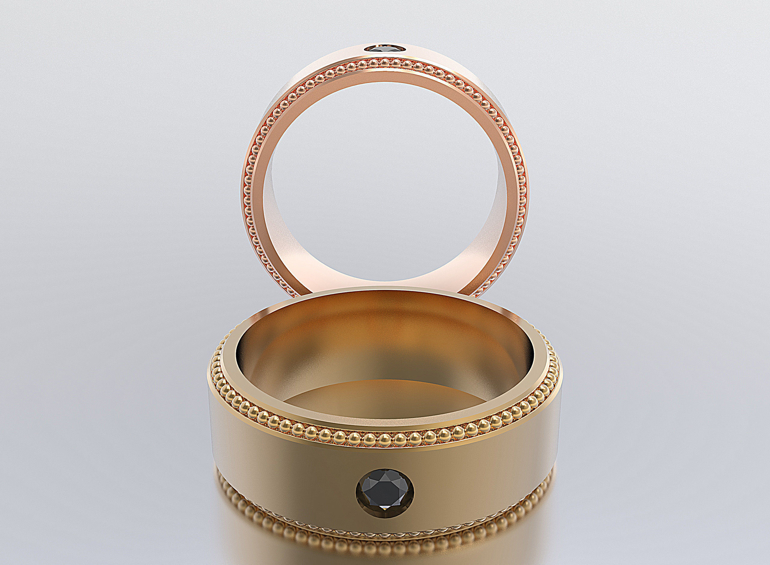 men ring 3D print model_1