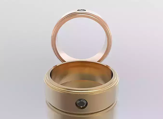 men ring 3D print model men ring 3D print model