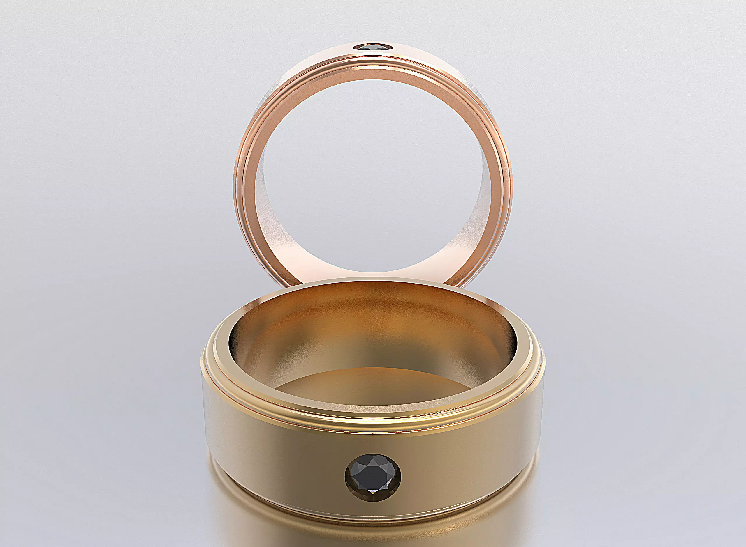 men ring 3D print model_0