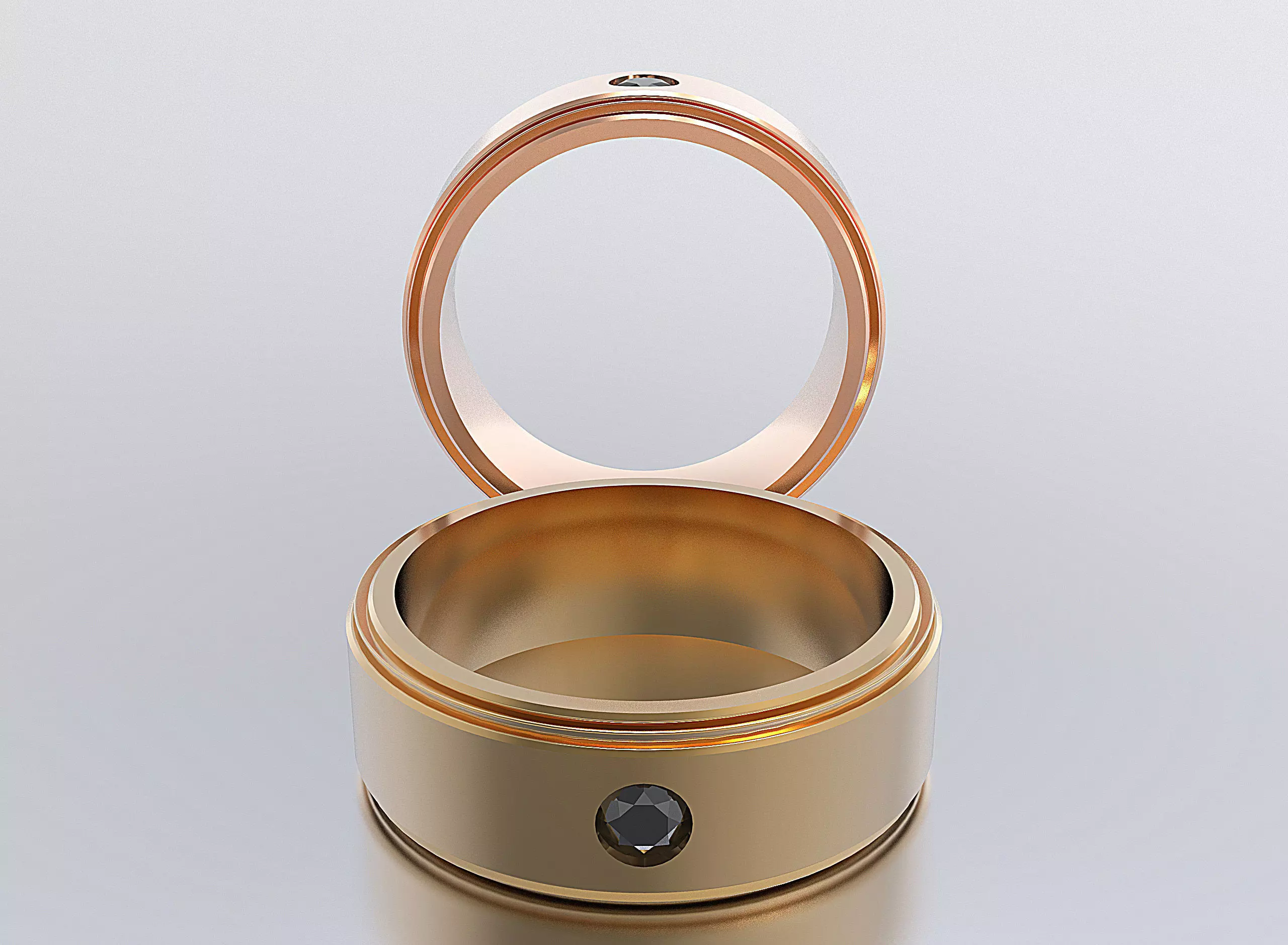 men ring 3D print model_0