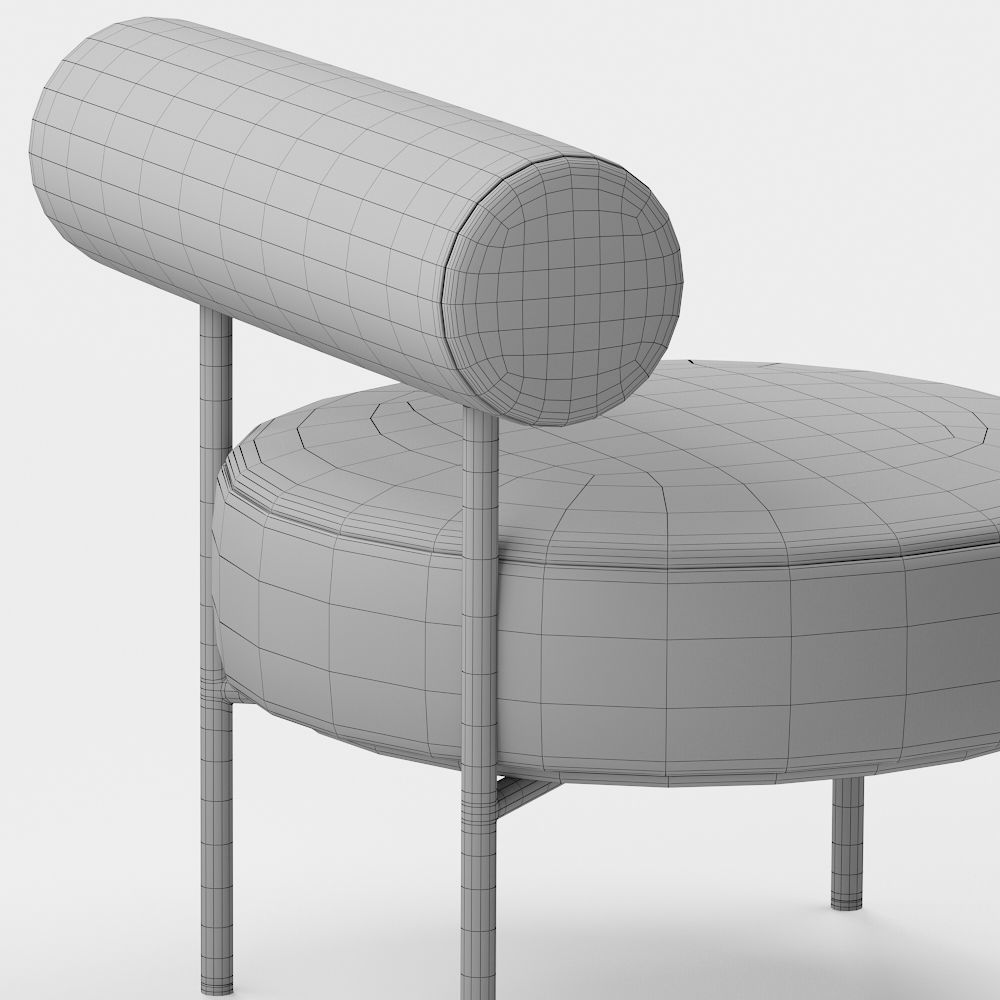 Rest Lounge Chair 3D model_4