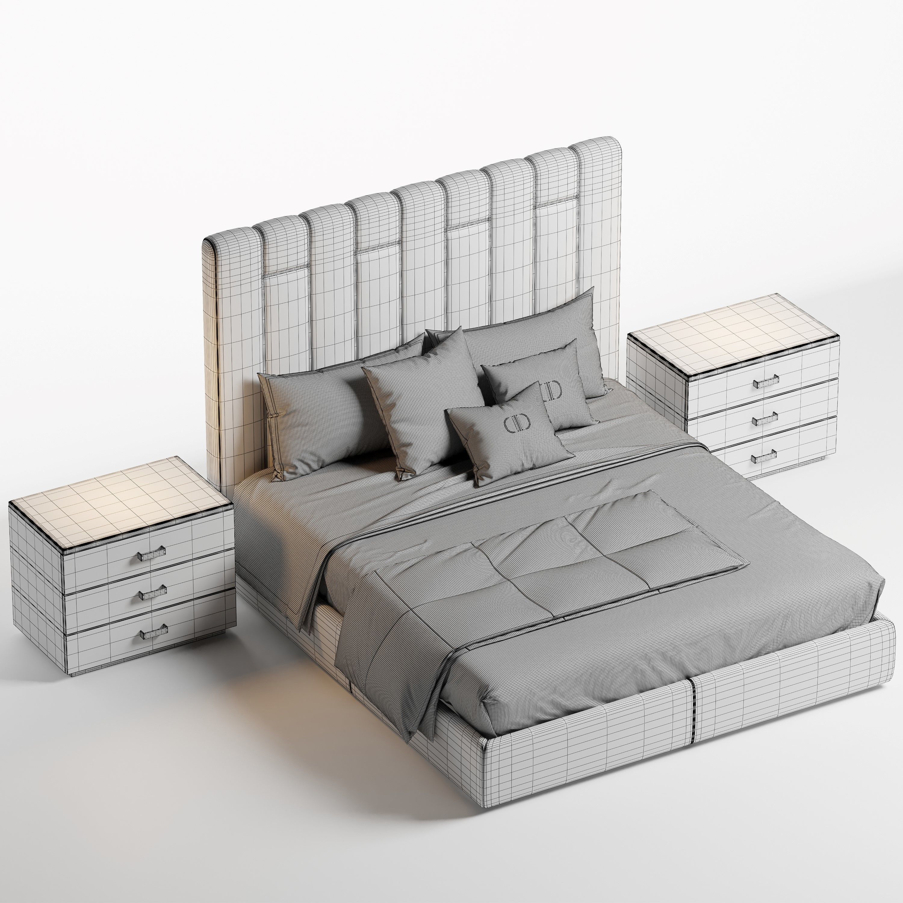 Pablo bed  3D model_4