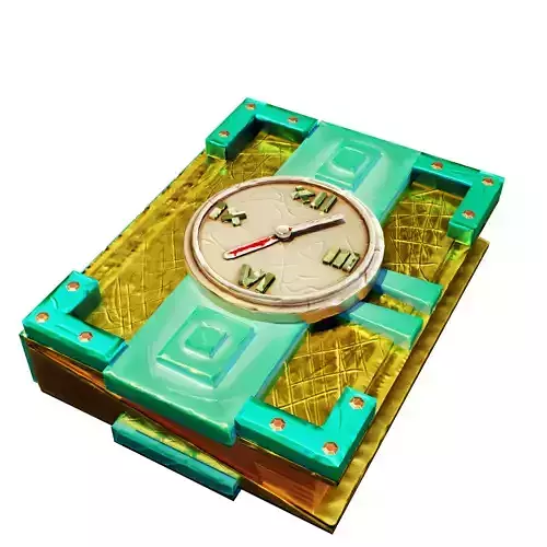 Low poly Concept Magic Book