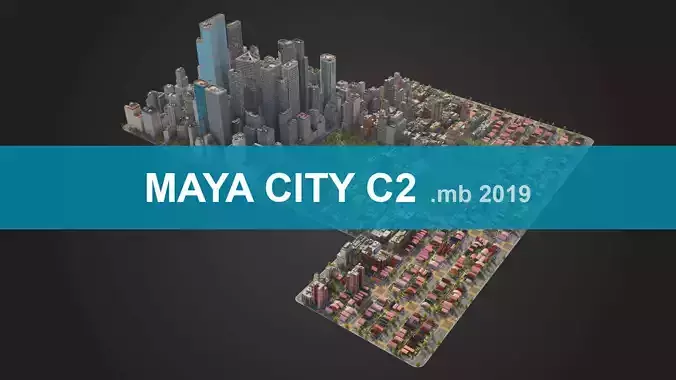 Realistic City C2 MAYA