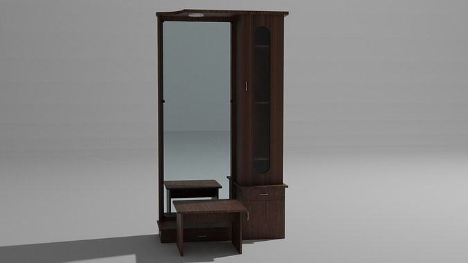 Dressing Table Free low-poly 3D model