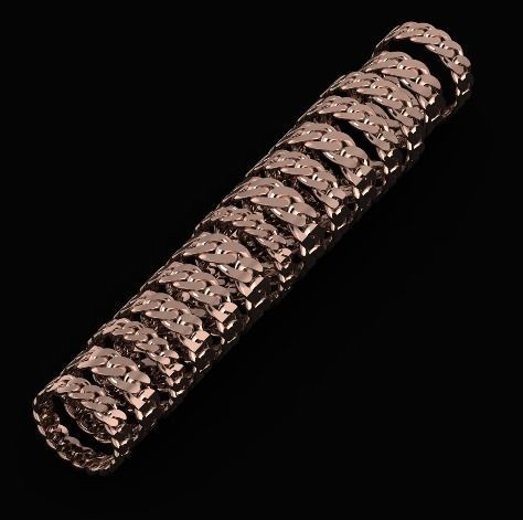 14 size  Miami Cuban Curb Link    Collection of Cuban  3D print model_2